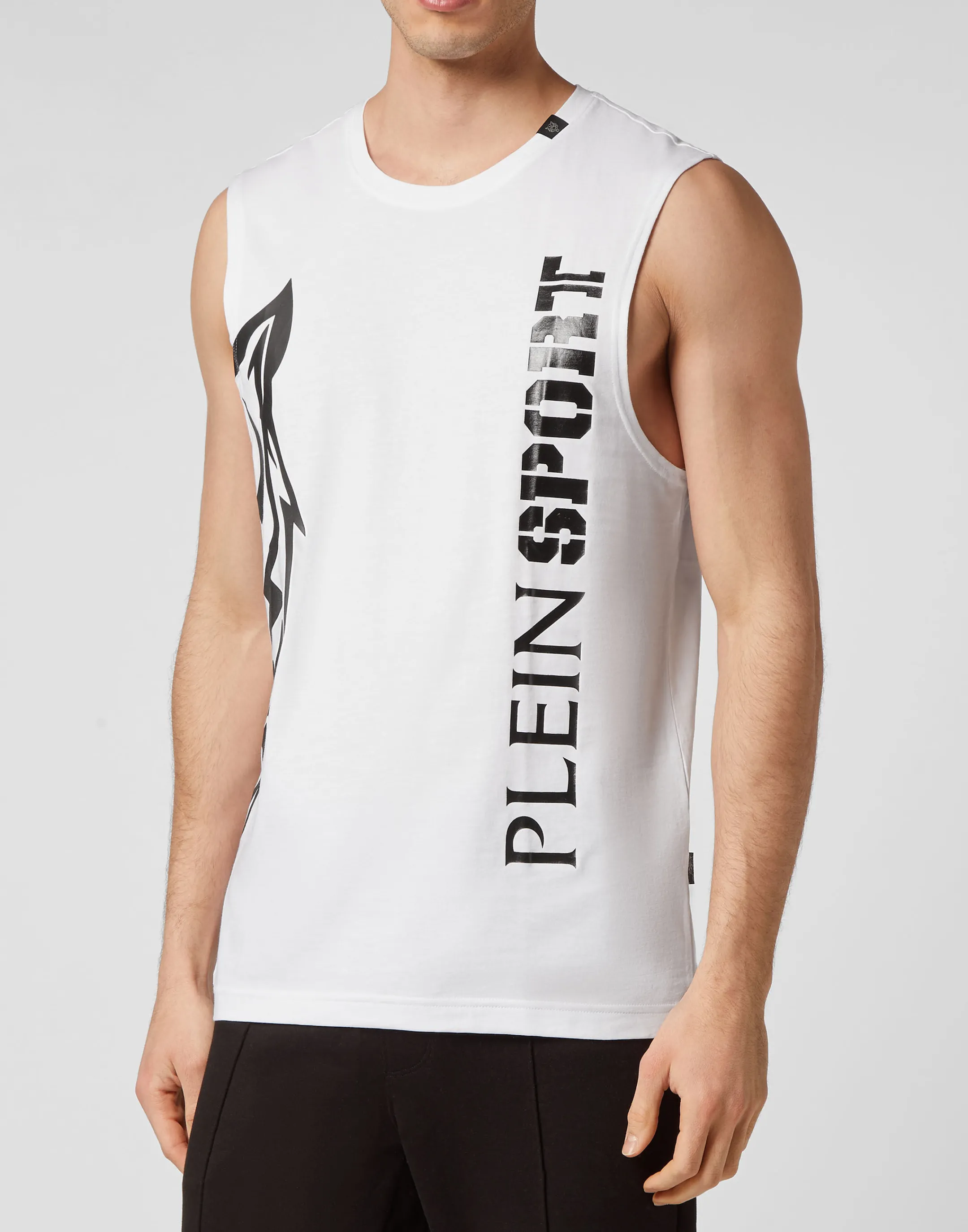 Store Plein Sport Sleeveless T-Shirt White