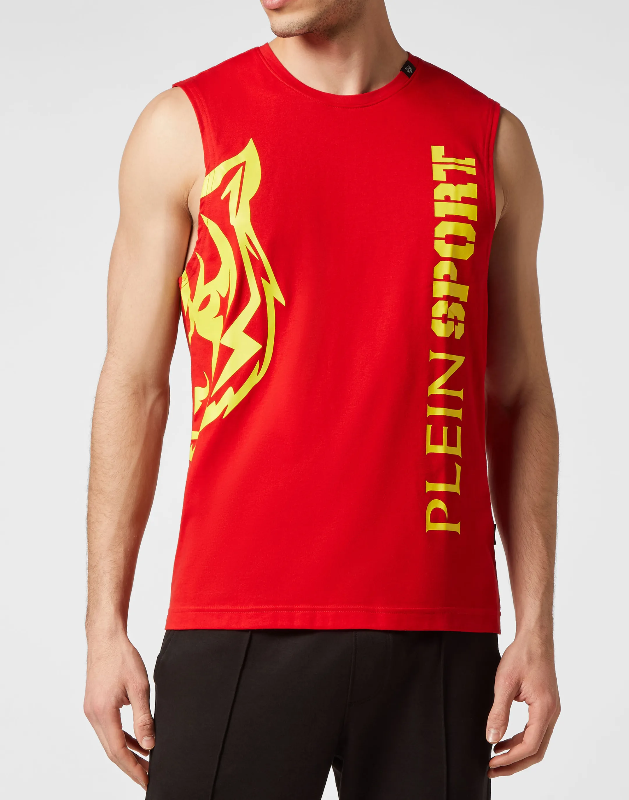 Cheap Plein Sport Sleeveless T-Shirt Red