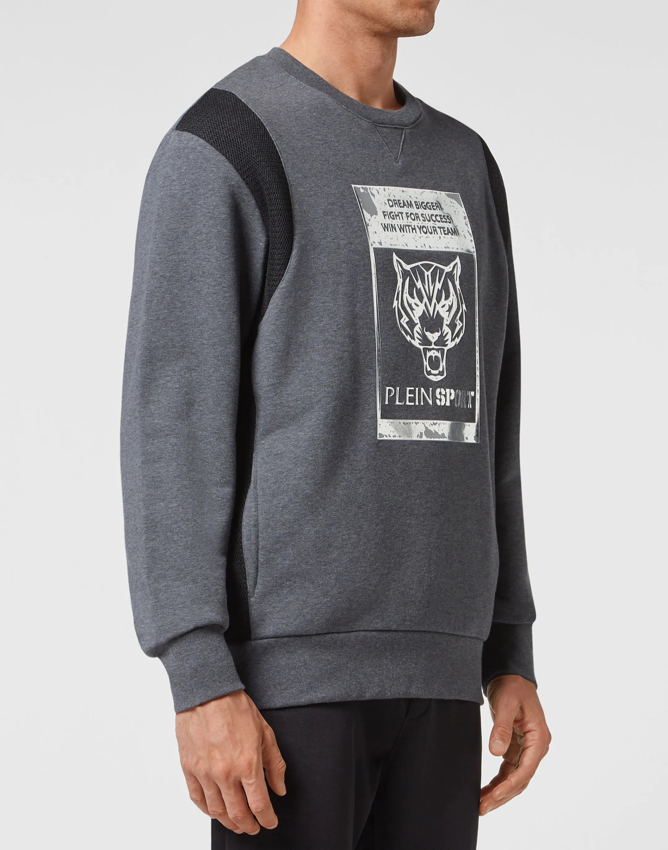 Discount Plein Sport Sweatshirt Longsleeve Tiger Dark Grey