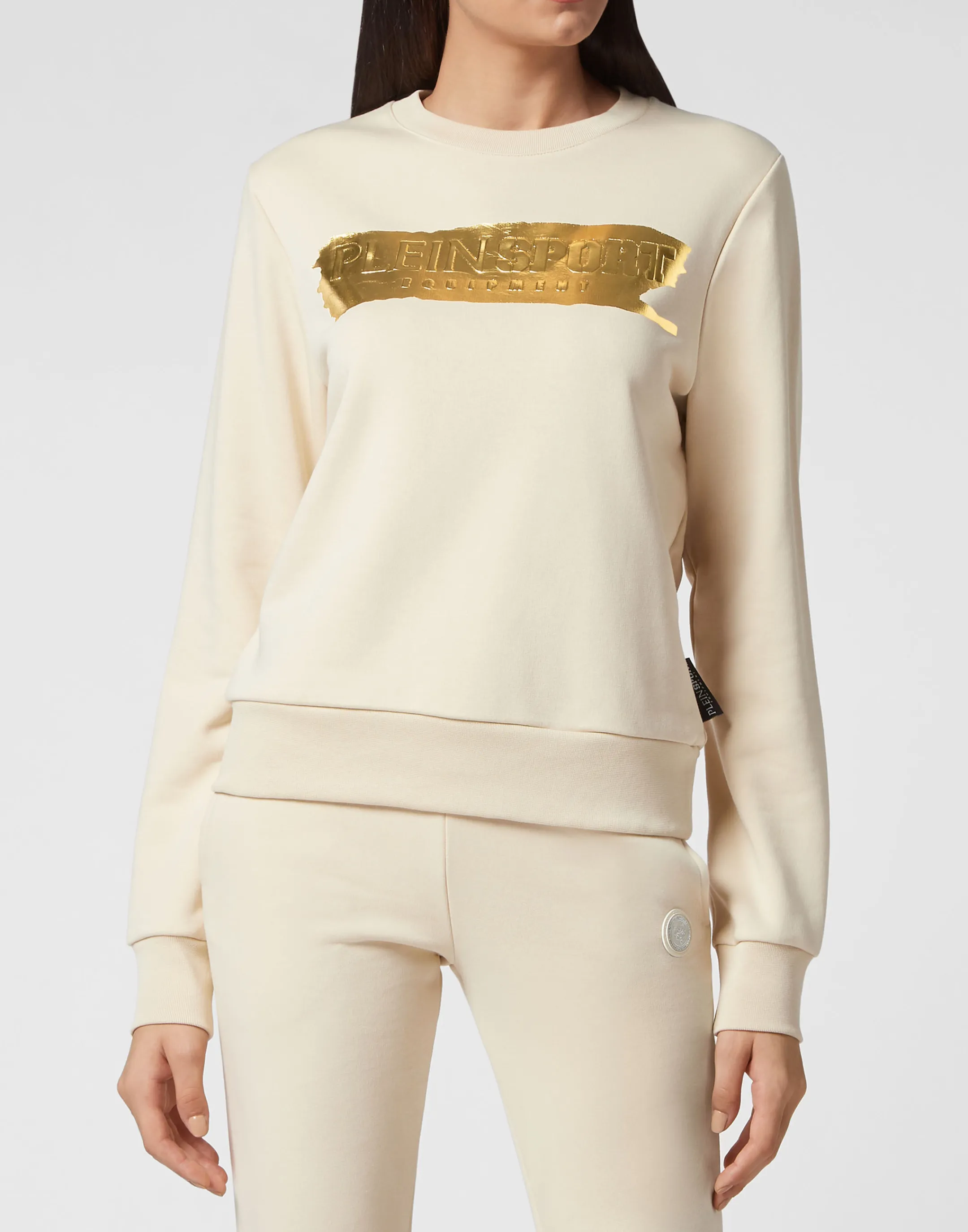 Clearance Plein Sport Sweatshirt Ls Beige