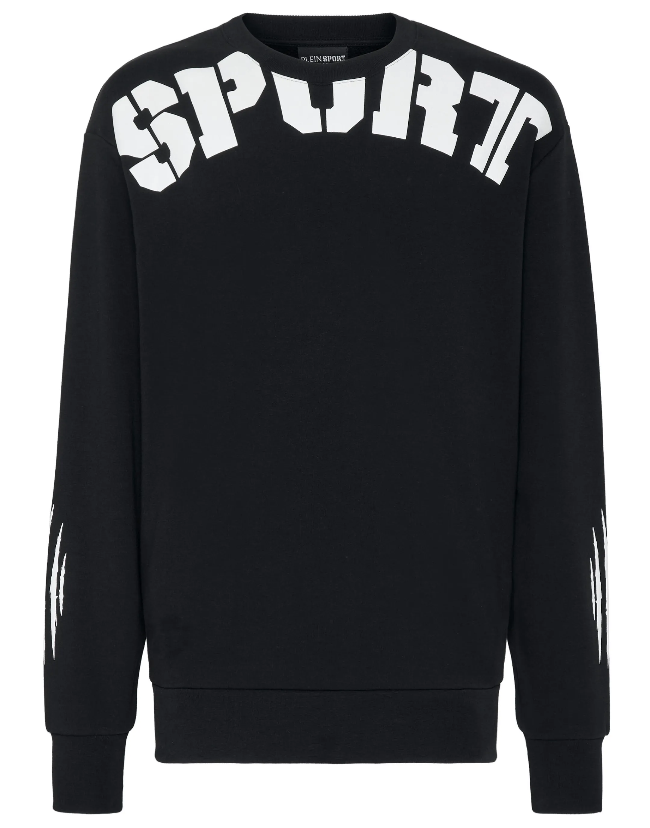 Cheap Plein Sport Sweatshirt Ls Scratch Black / White