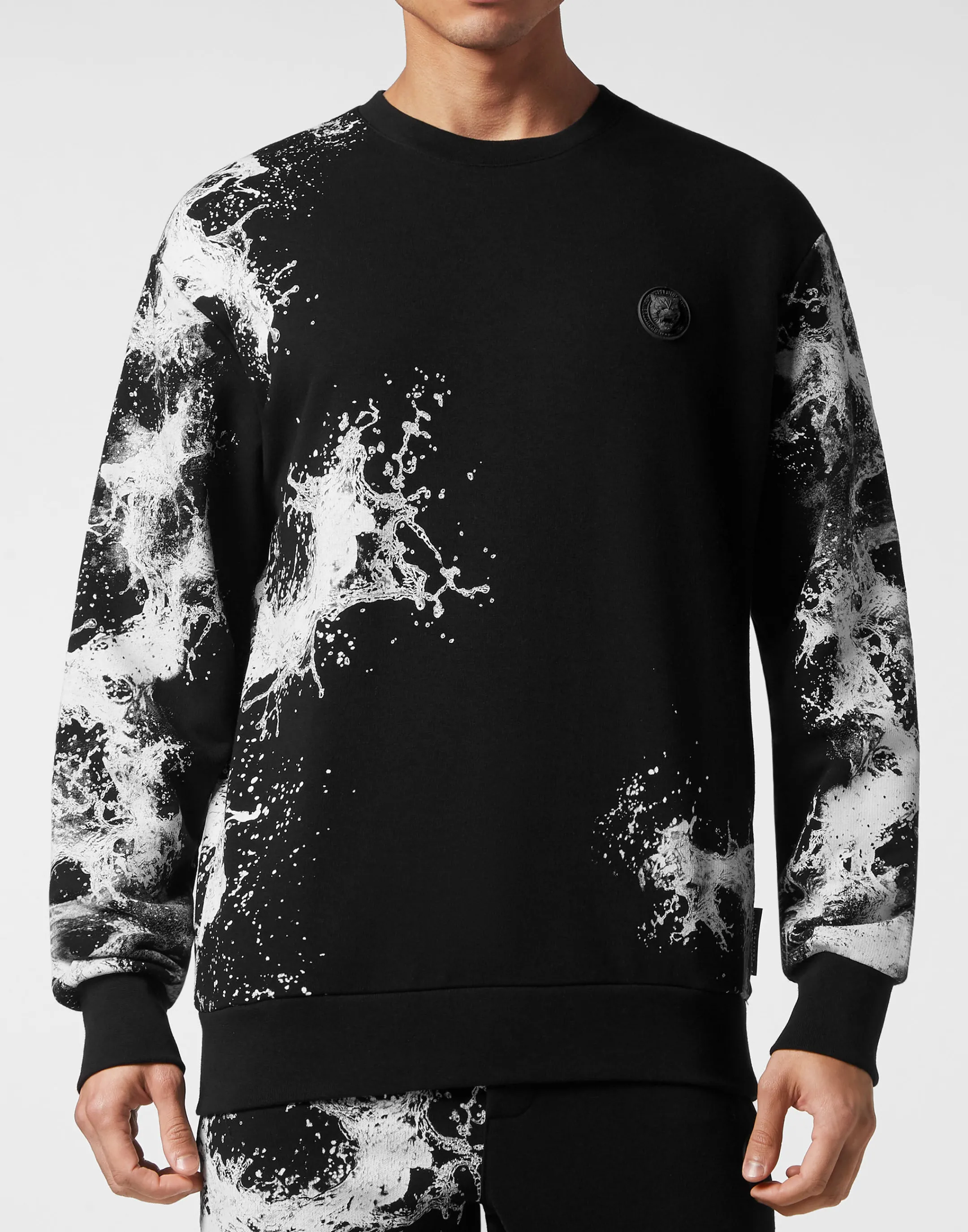 Cheap Plein Sport Sweatshirt Ls Splash Extreme Black