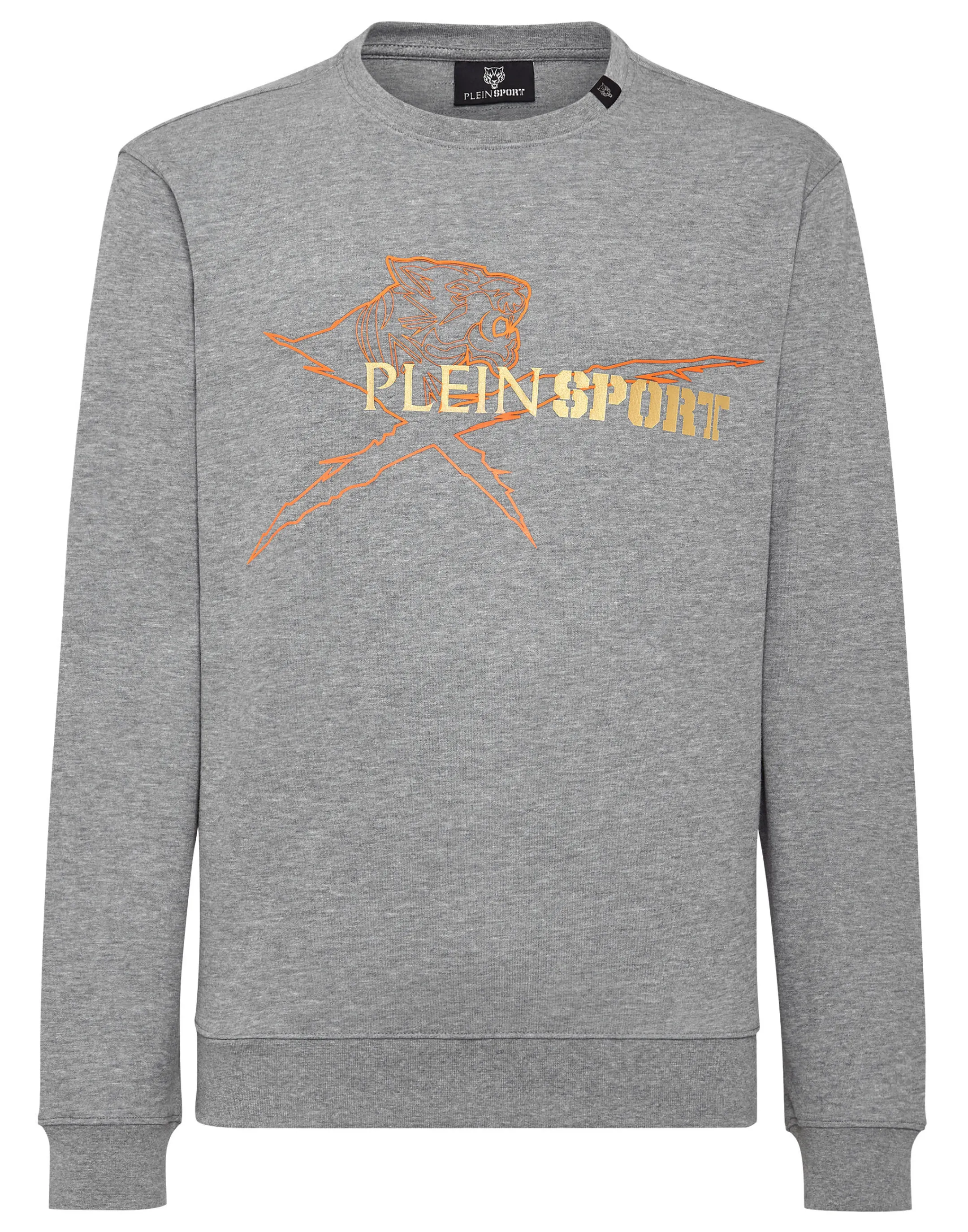 Shop Plein Sport Sweatshirt Round Neck Grey