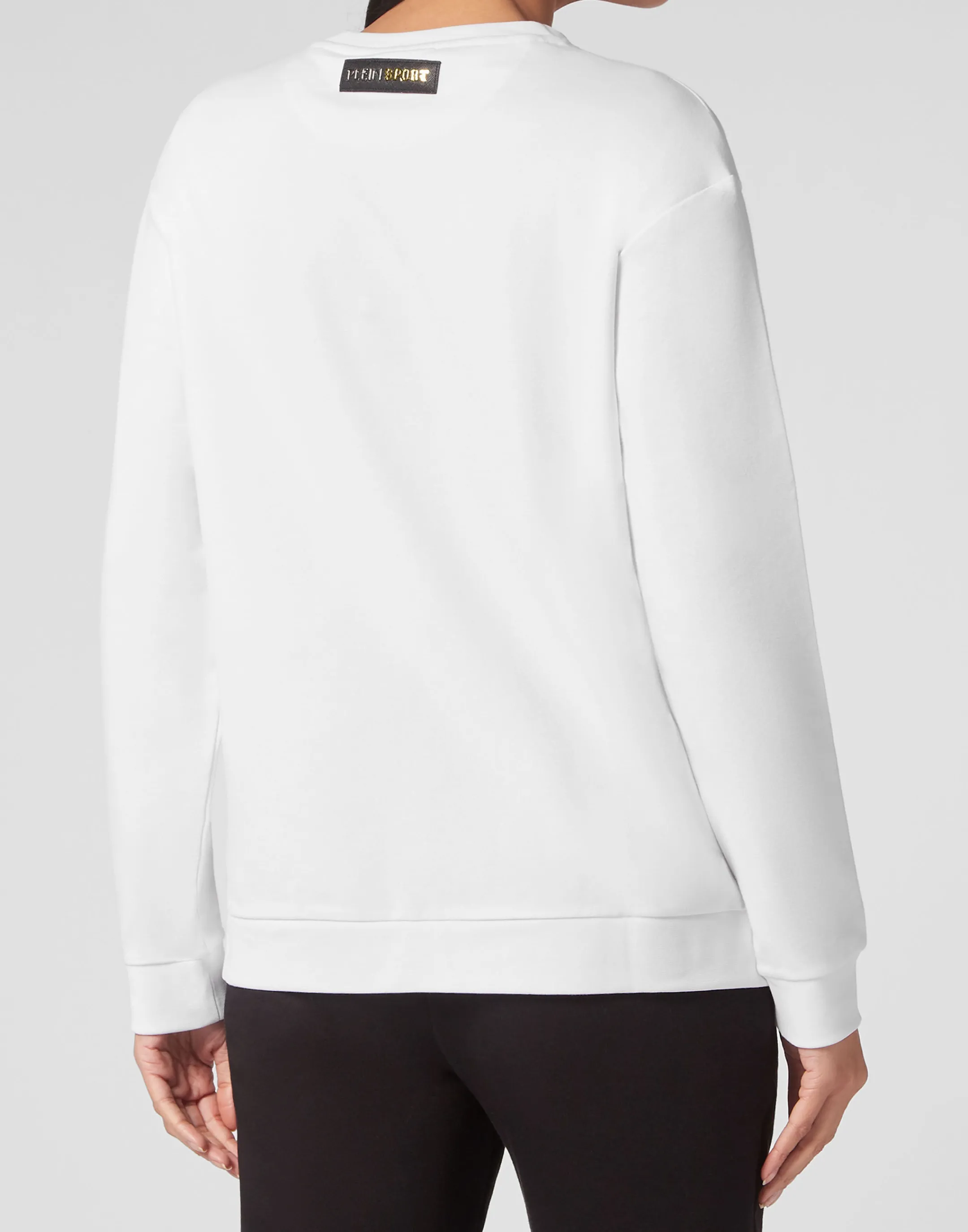 Cheap Plein Sport Sweatshirt Round Neck White