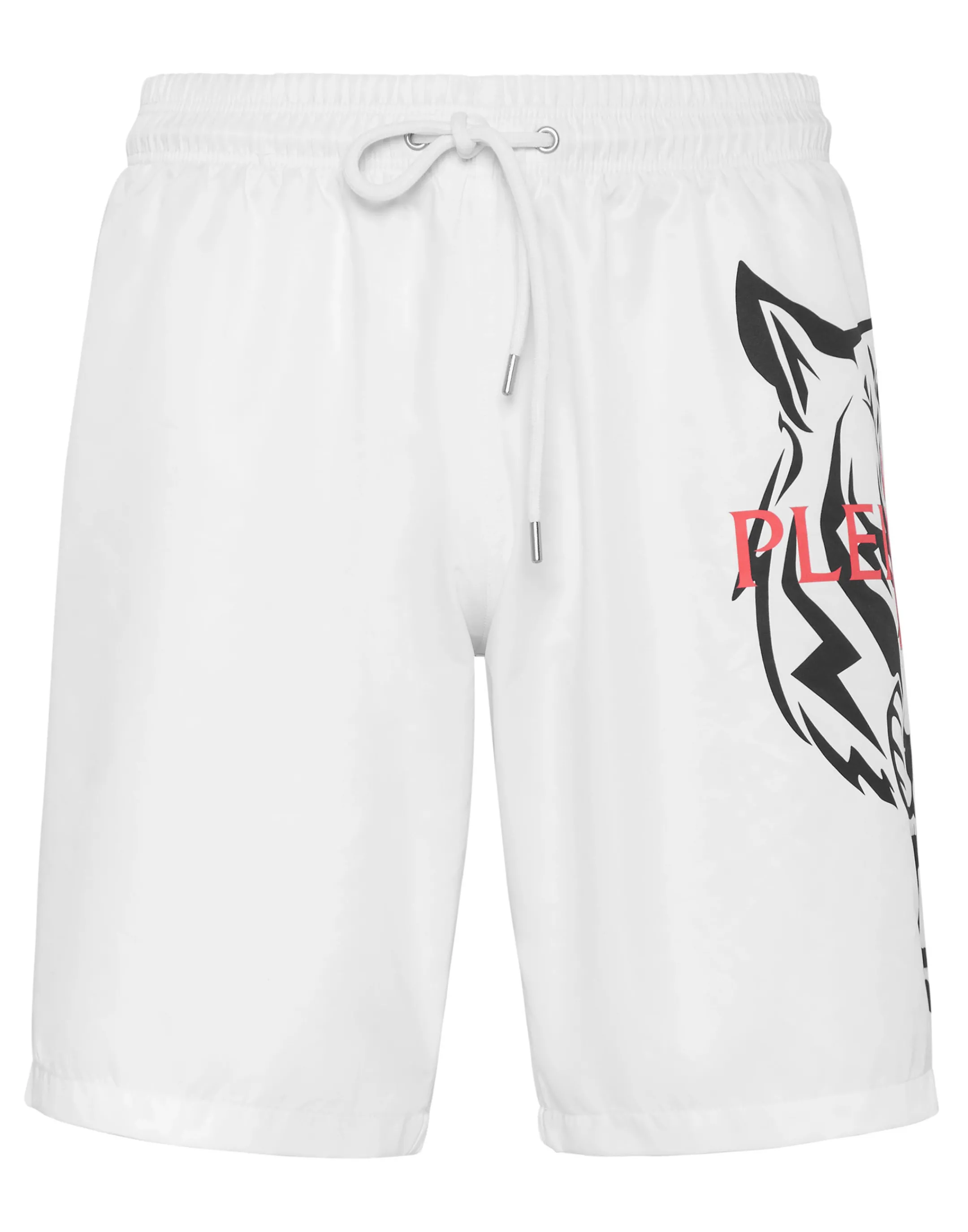 Hot Plein Sport Swim-Trunks Tiger White