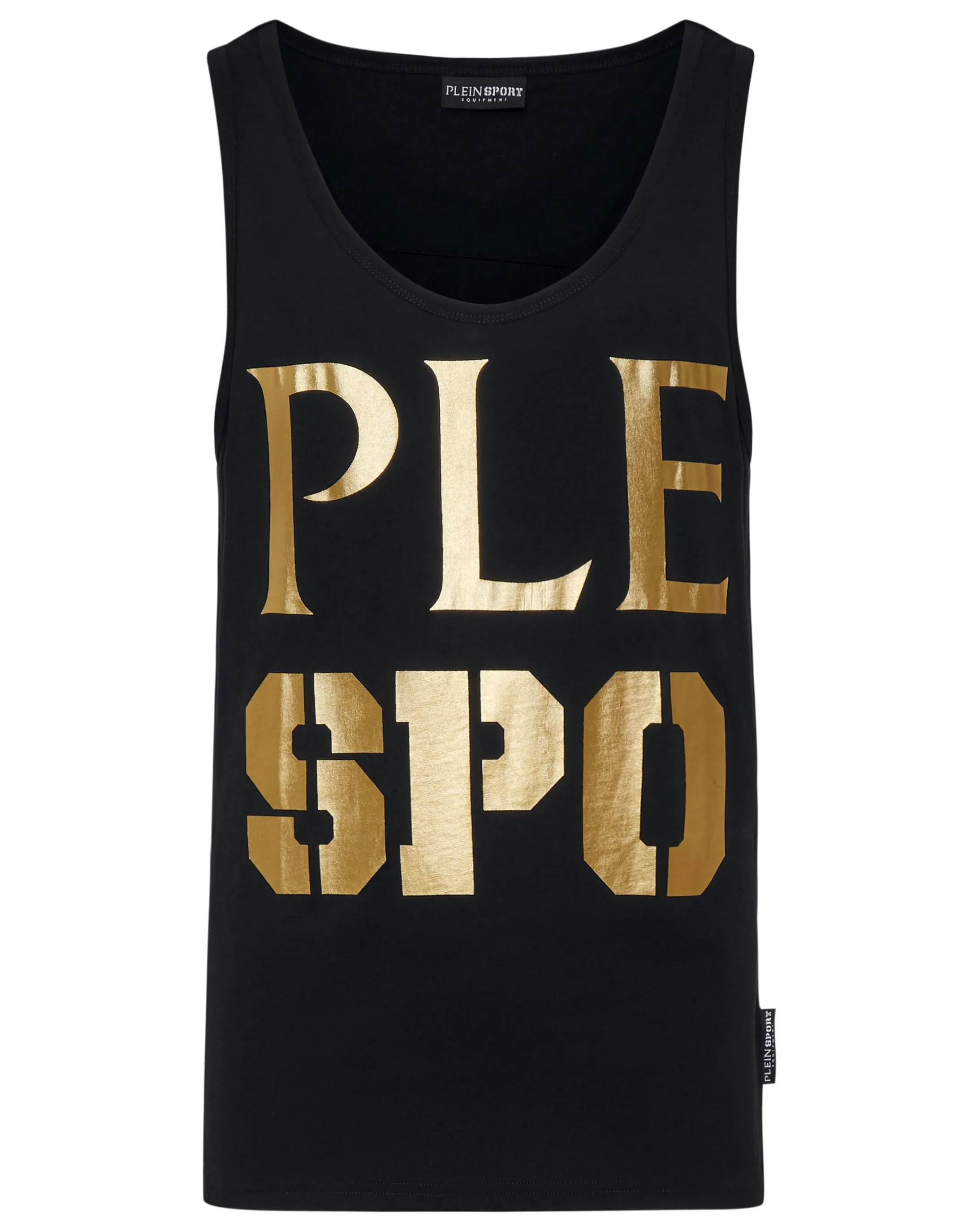 Cheap Plein Sport Tank Top Black / Gold