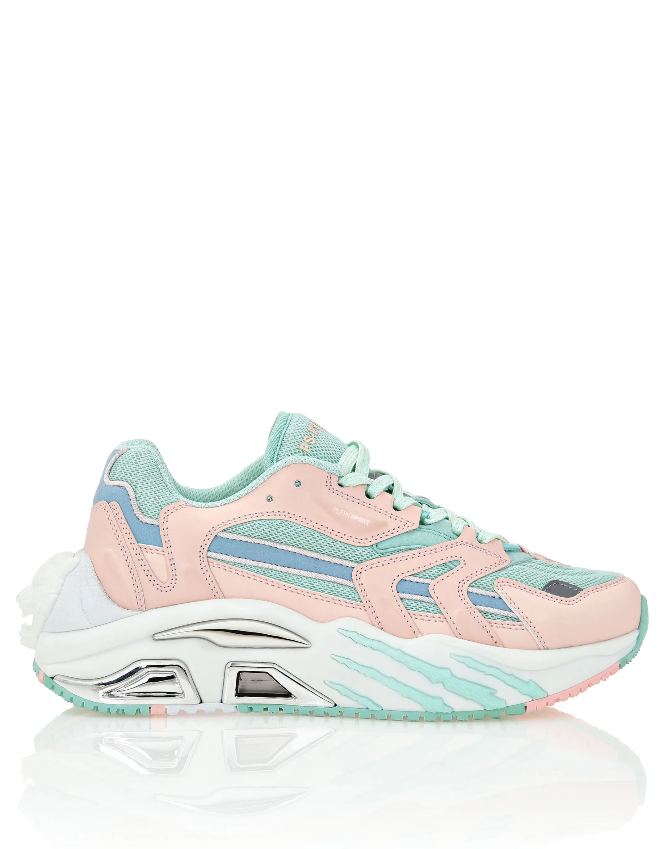 Shop Plein Sport The Scratch Rose / Light Blue