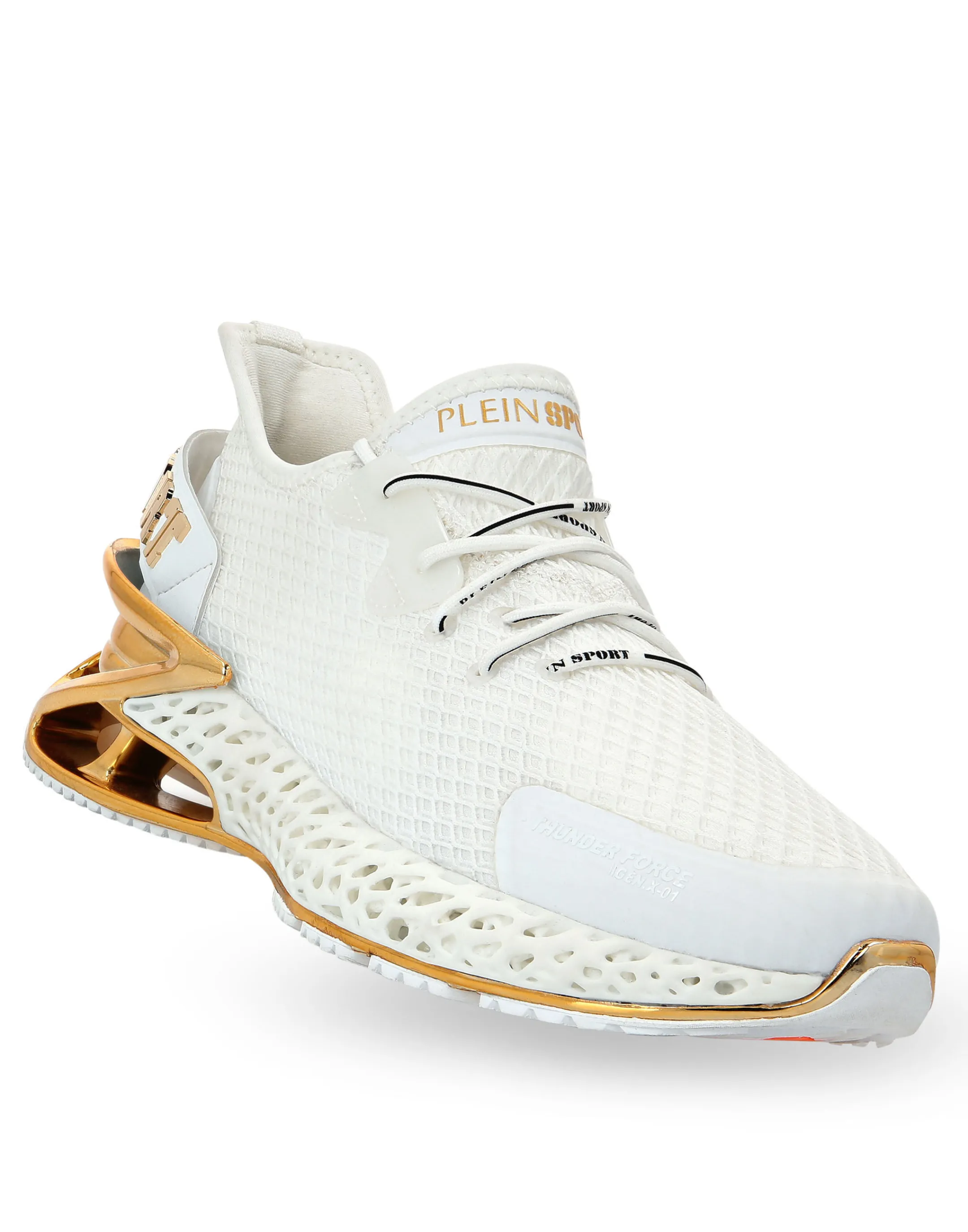 Fashion Plein Sport Thunder Force Genx 01 White / Gold