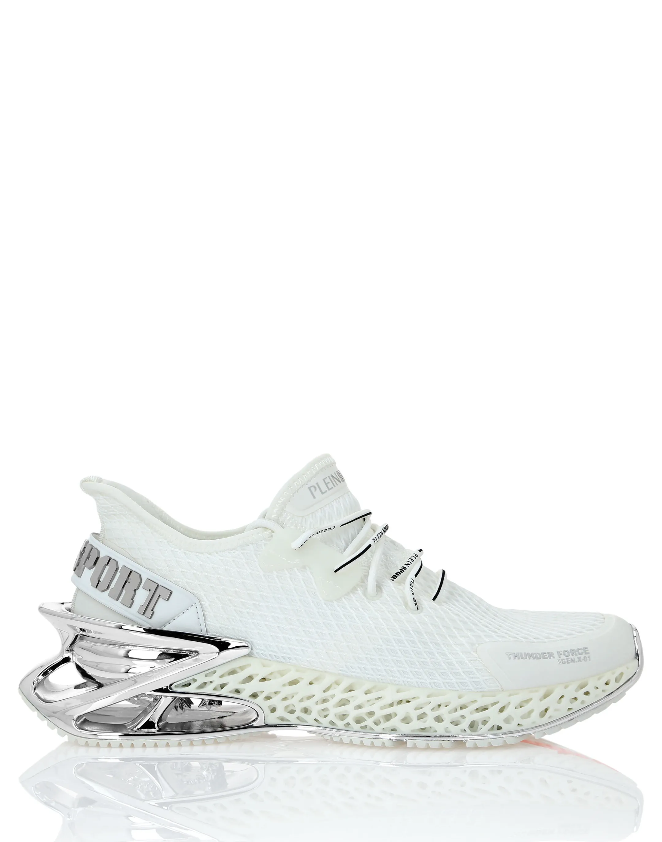 Store Plein Sport Thunder Force Genx 01 White/Nickel