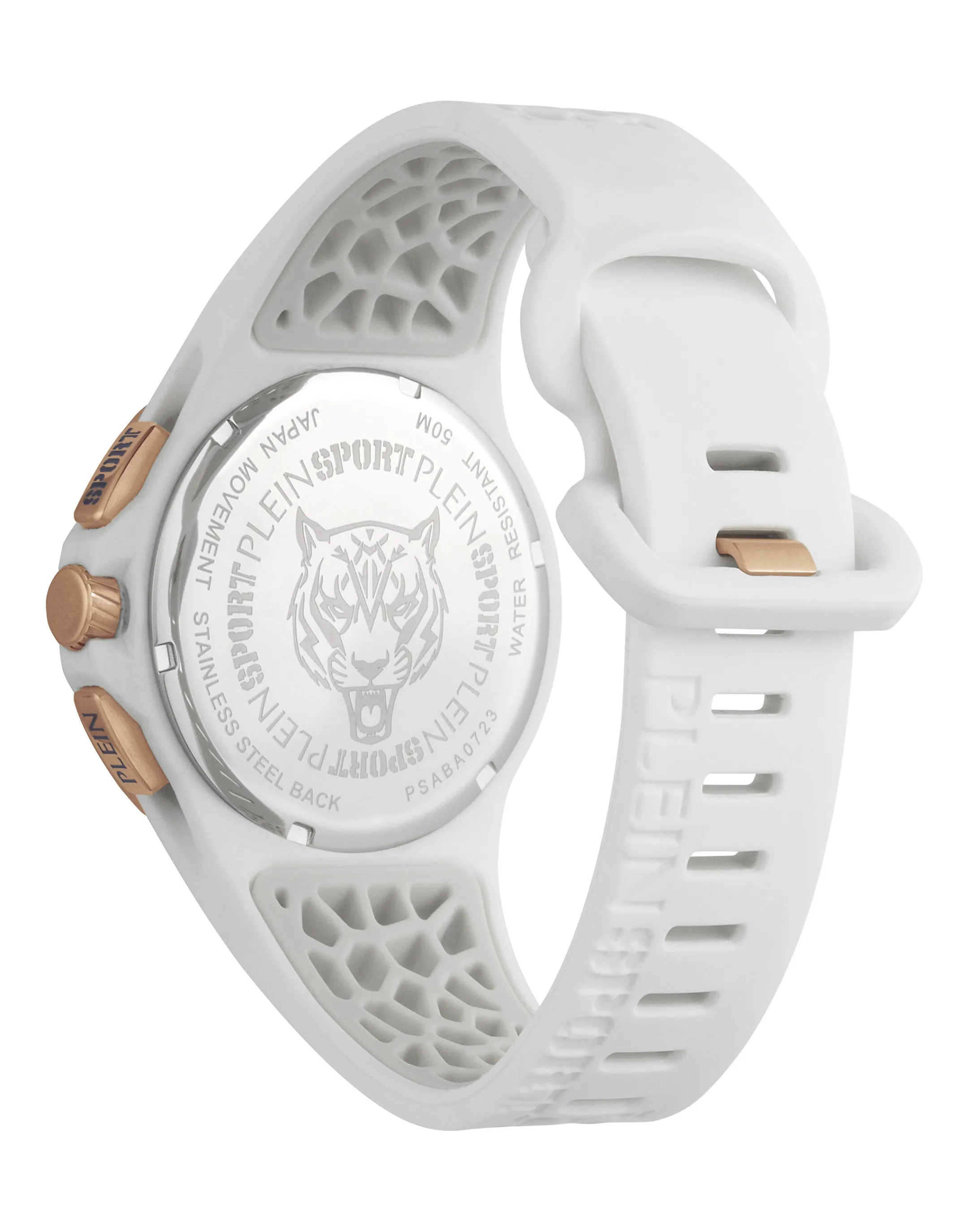 Sale Plein Sport Thunderstorm Chrono Unisex Watch White / Gold