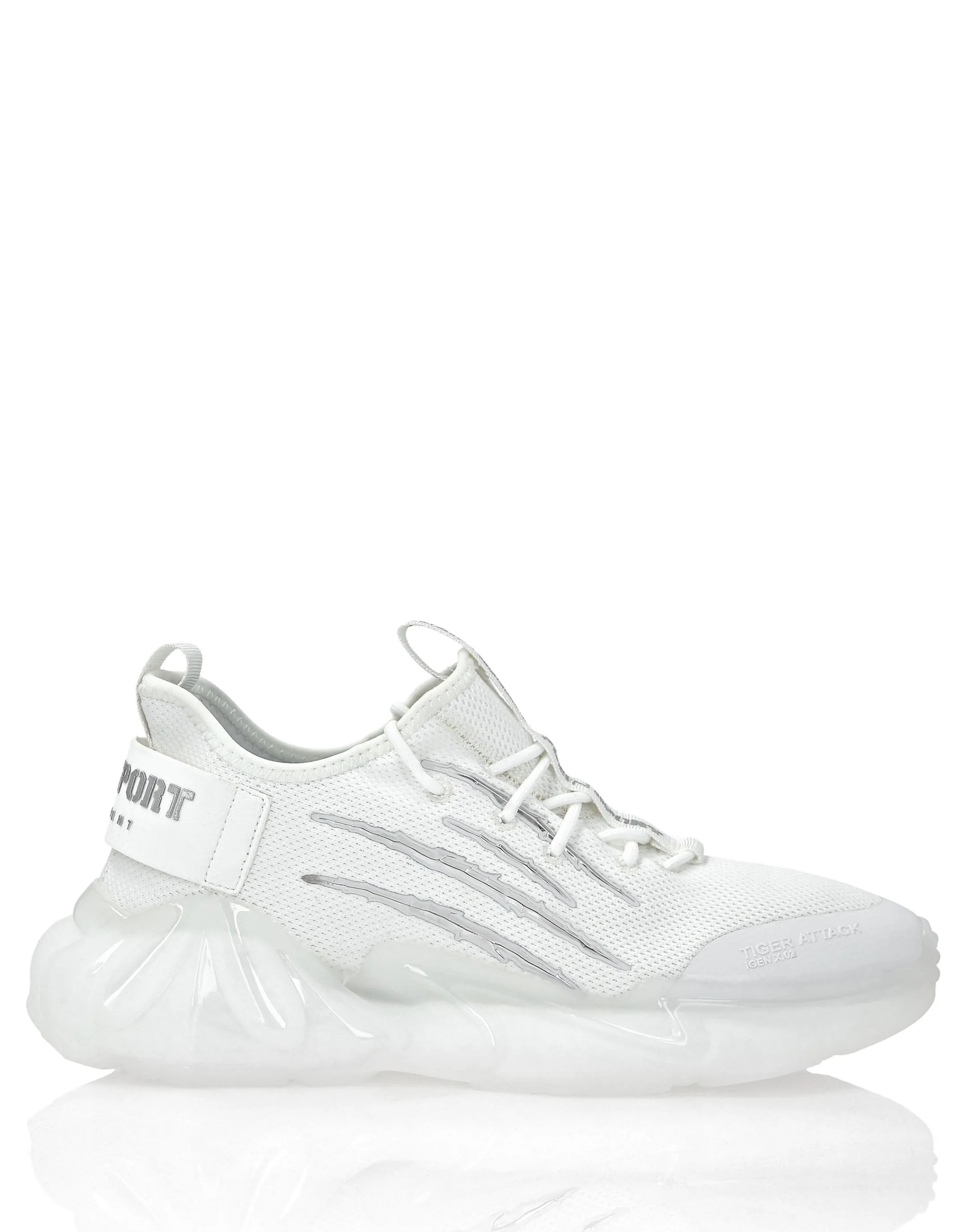 Best Sale Plein Sport Tiger Attack Gen.X.02 Scratch White