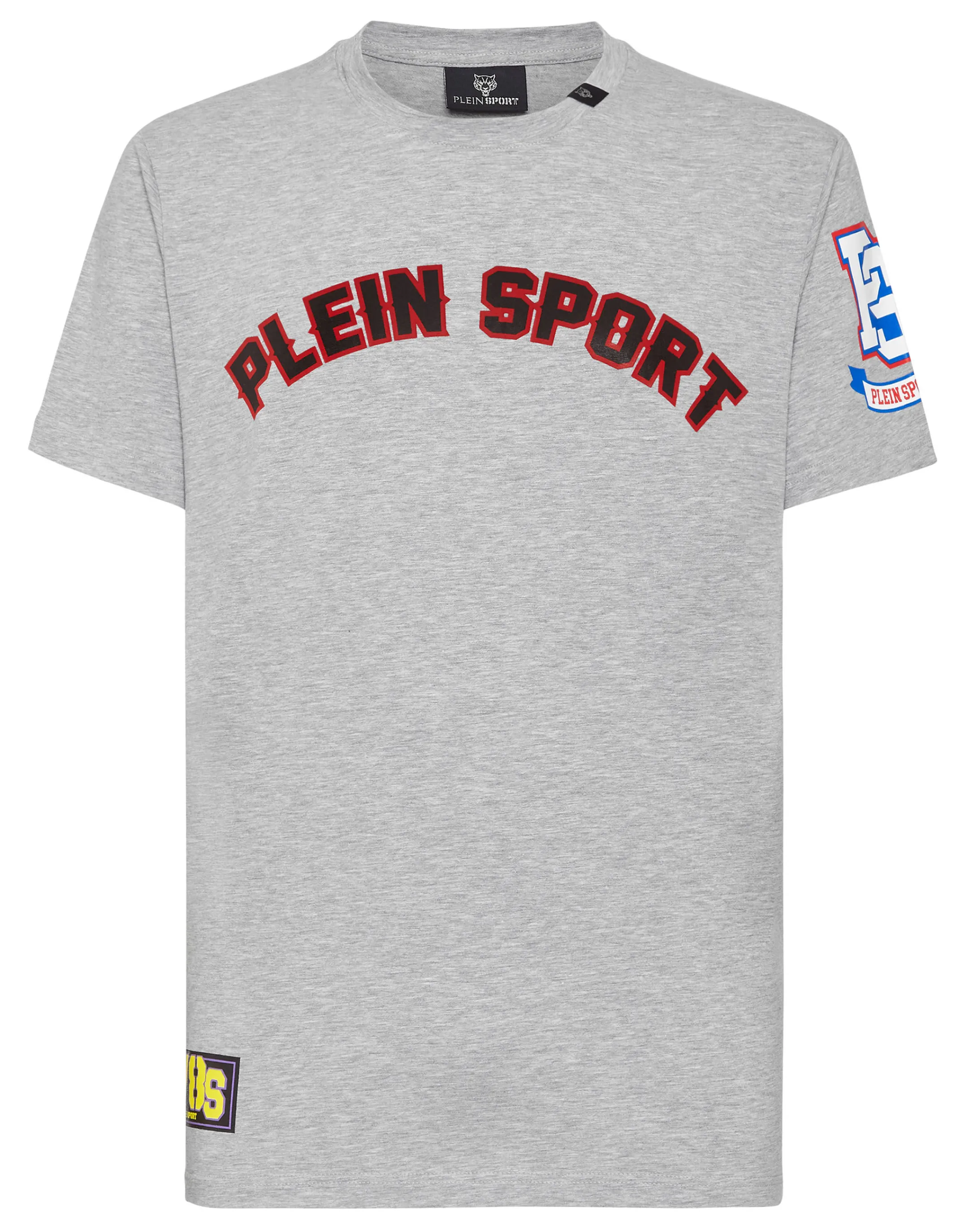 Fashion Plein Sport T-Shirt Round Neck Grey