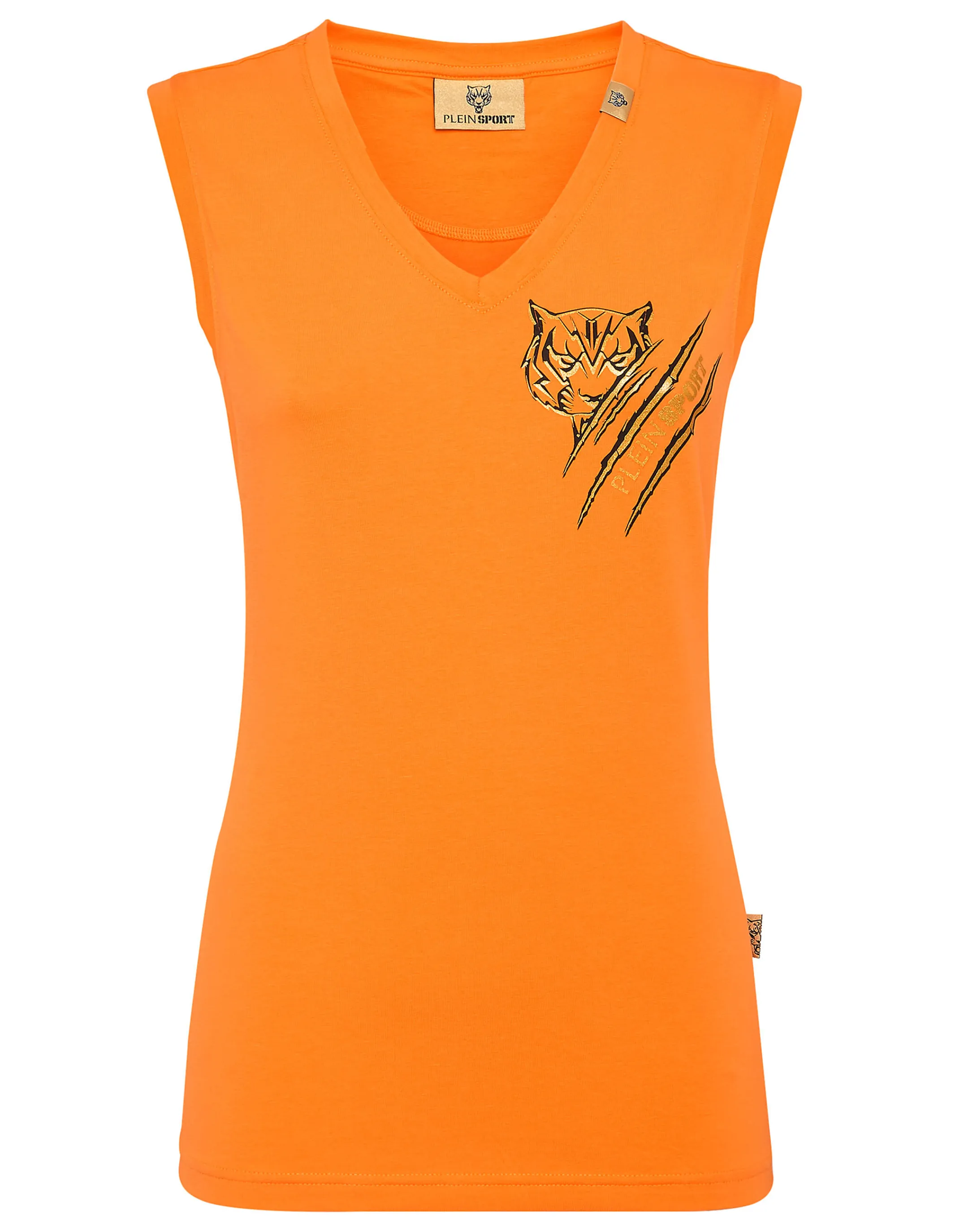 Best Plein Sport T-Shirt Round Neck Orange