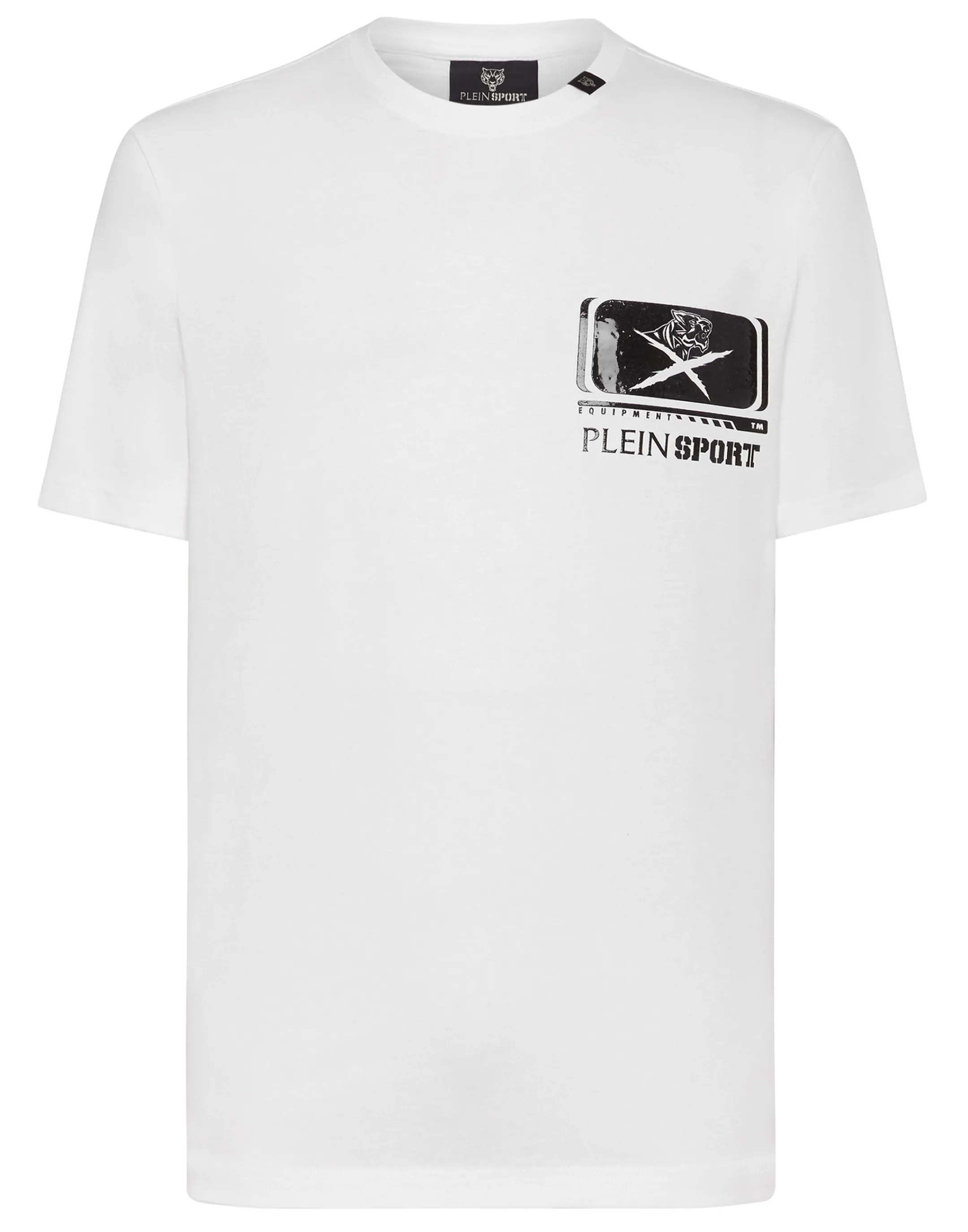 Discount Plein Sport T-Shirt Round Neck White