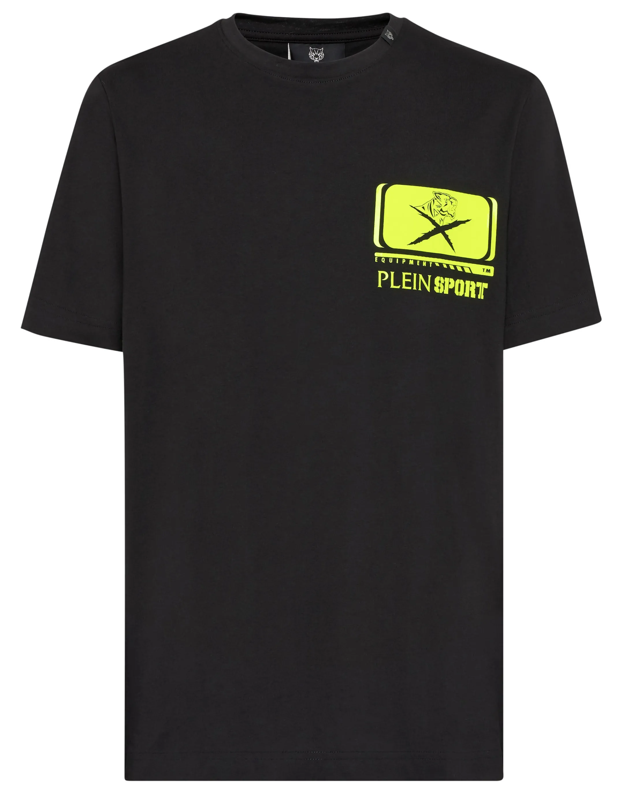 Outlet Plein Sport T-Shirt Round Neck Black / White