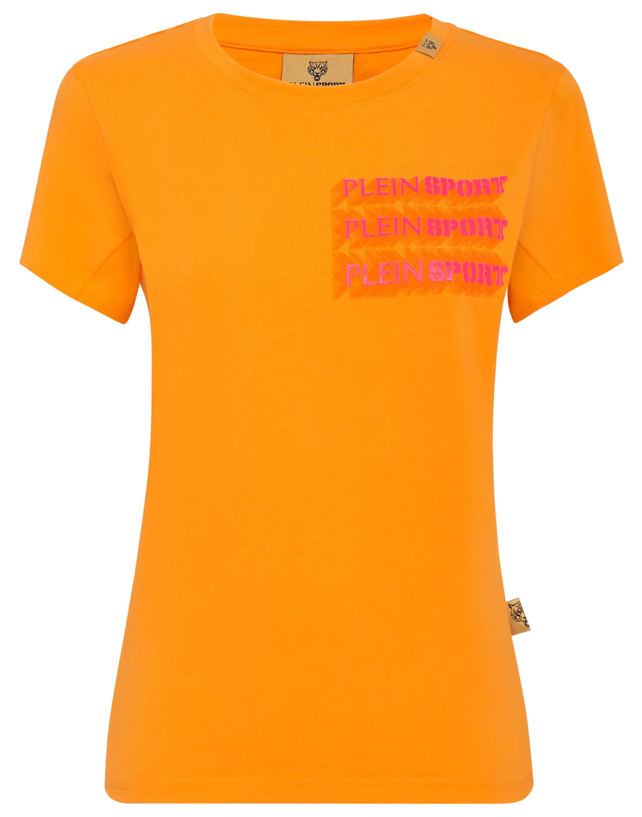 New Plein Sport T-Shirt Round Neck Orange