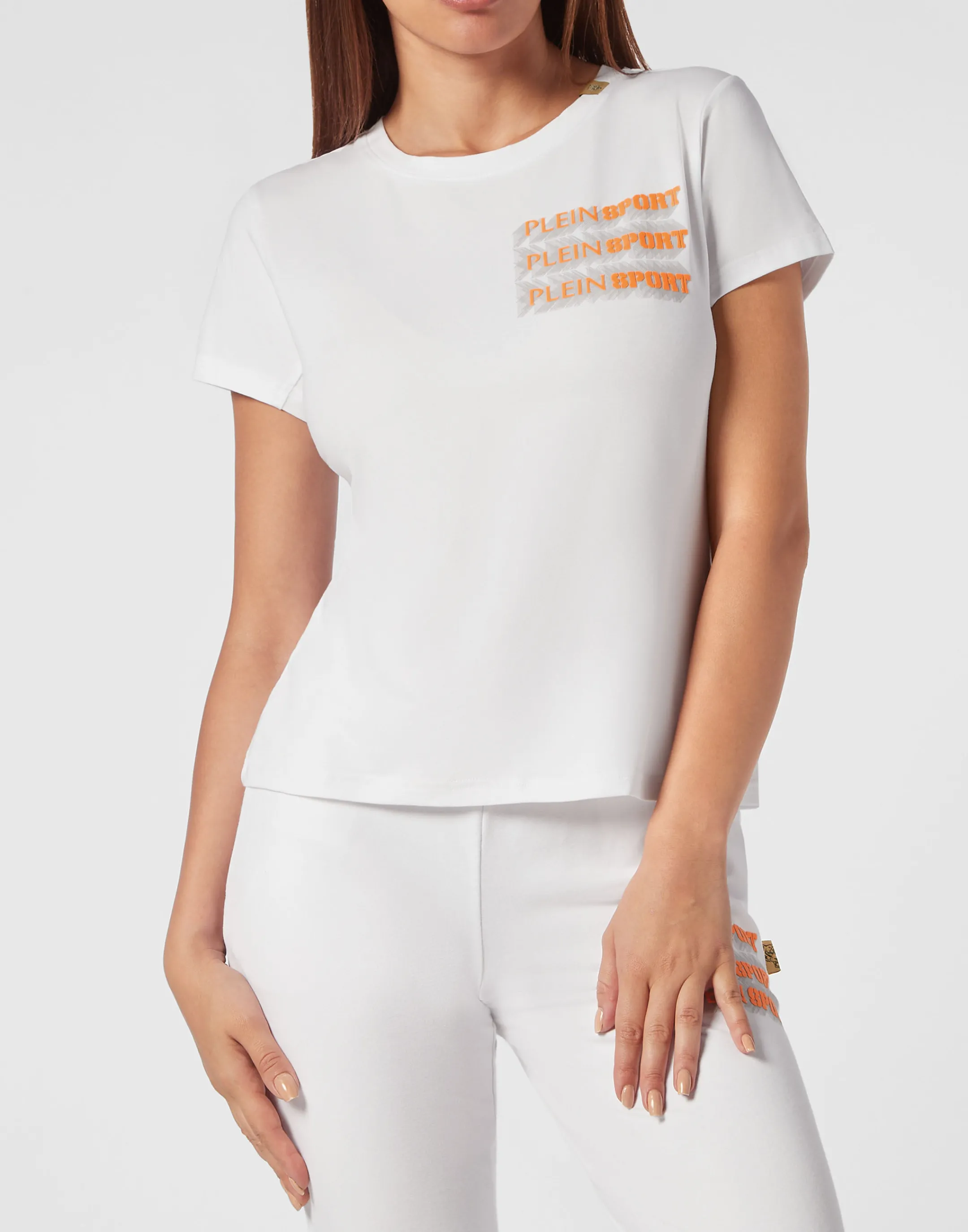 Best Plein Sport T-Shirt Round Neck White