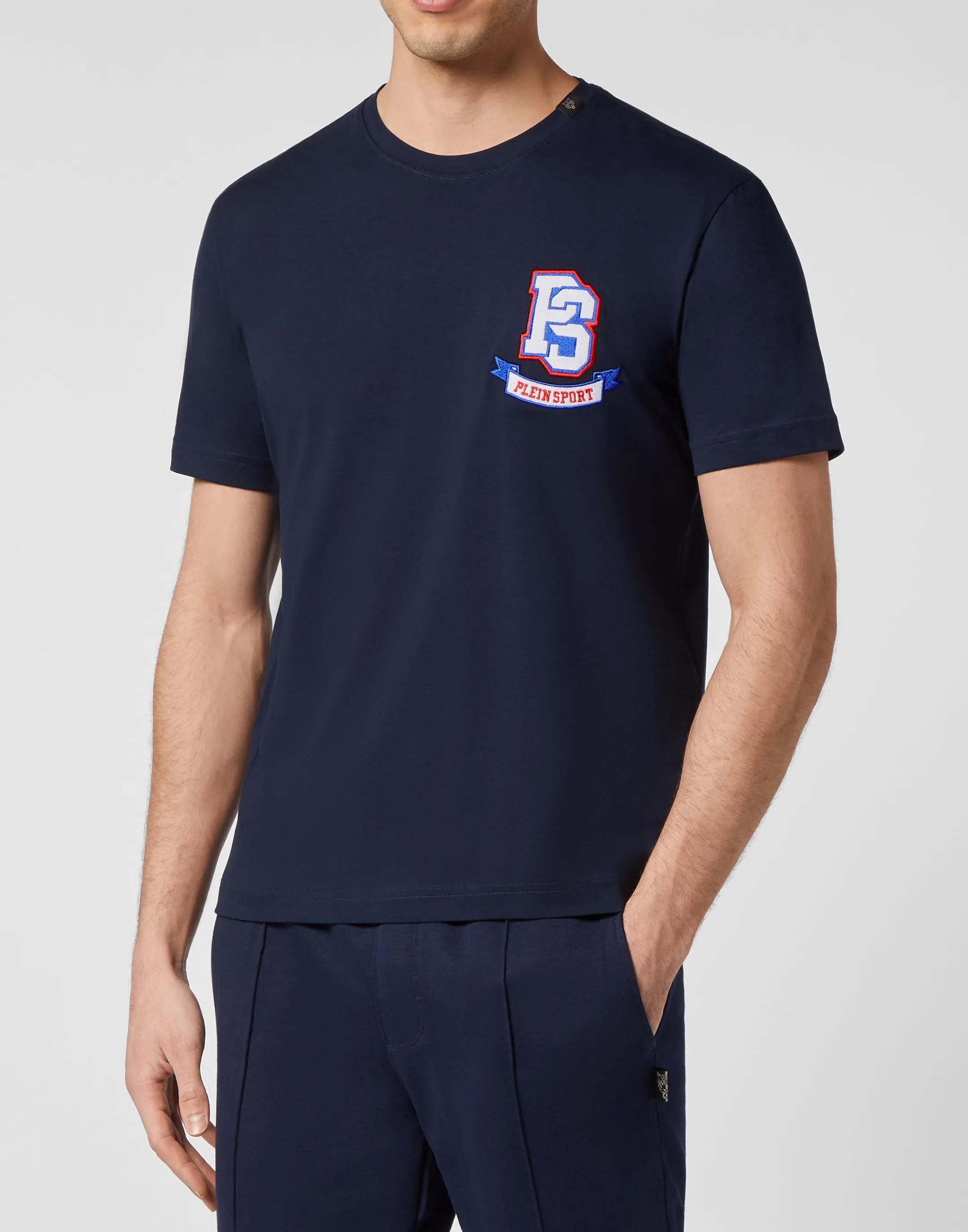 New Plein Sport T-Shirt Round Neck Navy