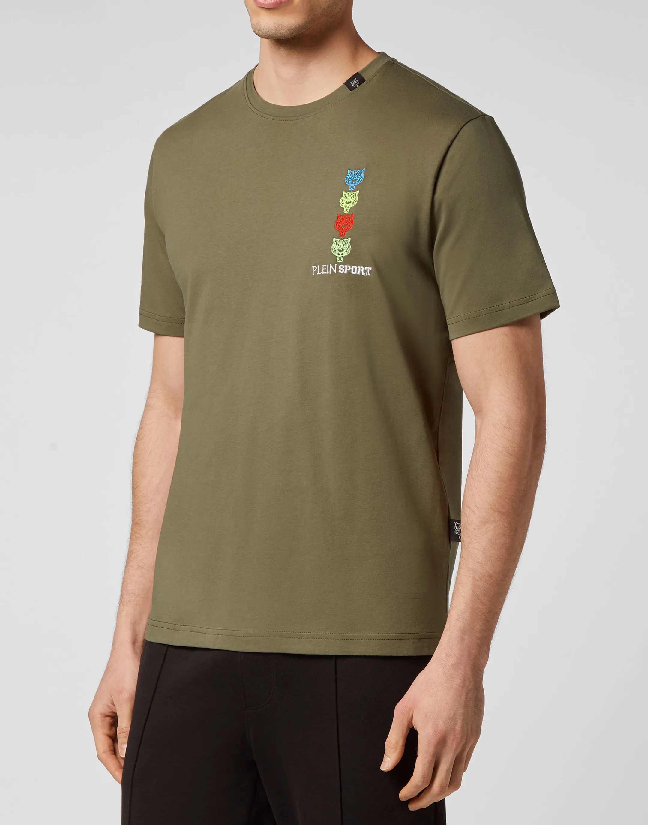 Store Plein Sport T-Shirt Round Neck Green