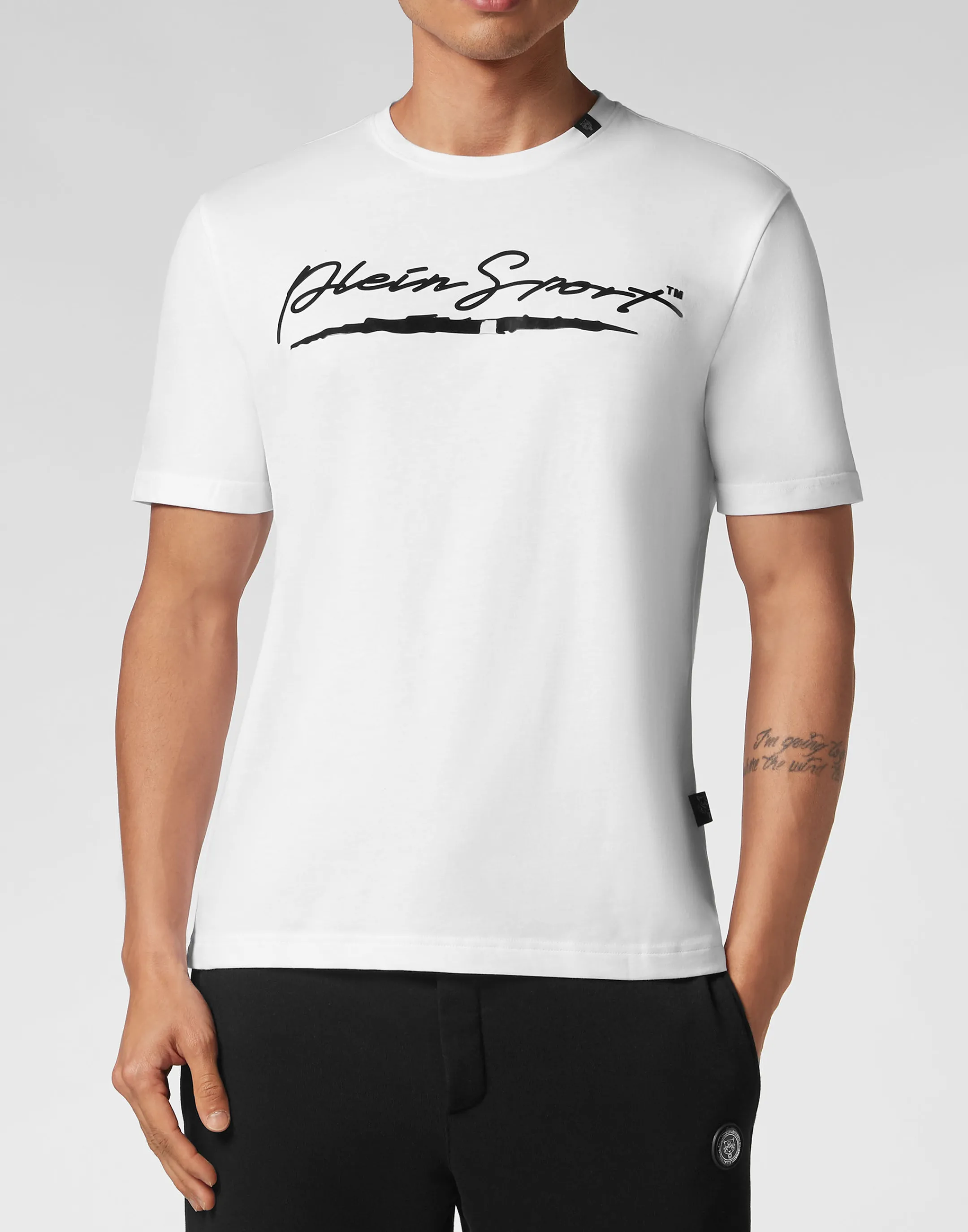 Sale Plein Sport T-Shirt Round Neck White