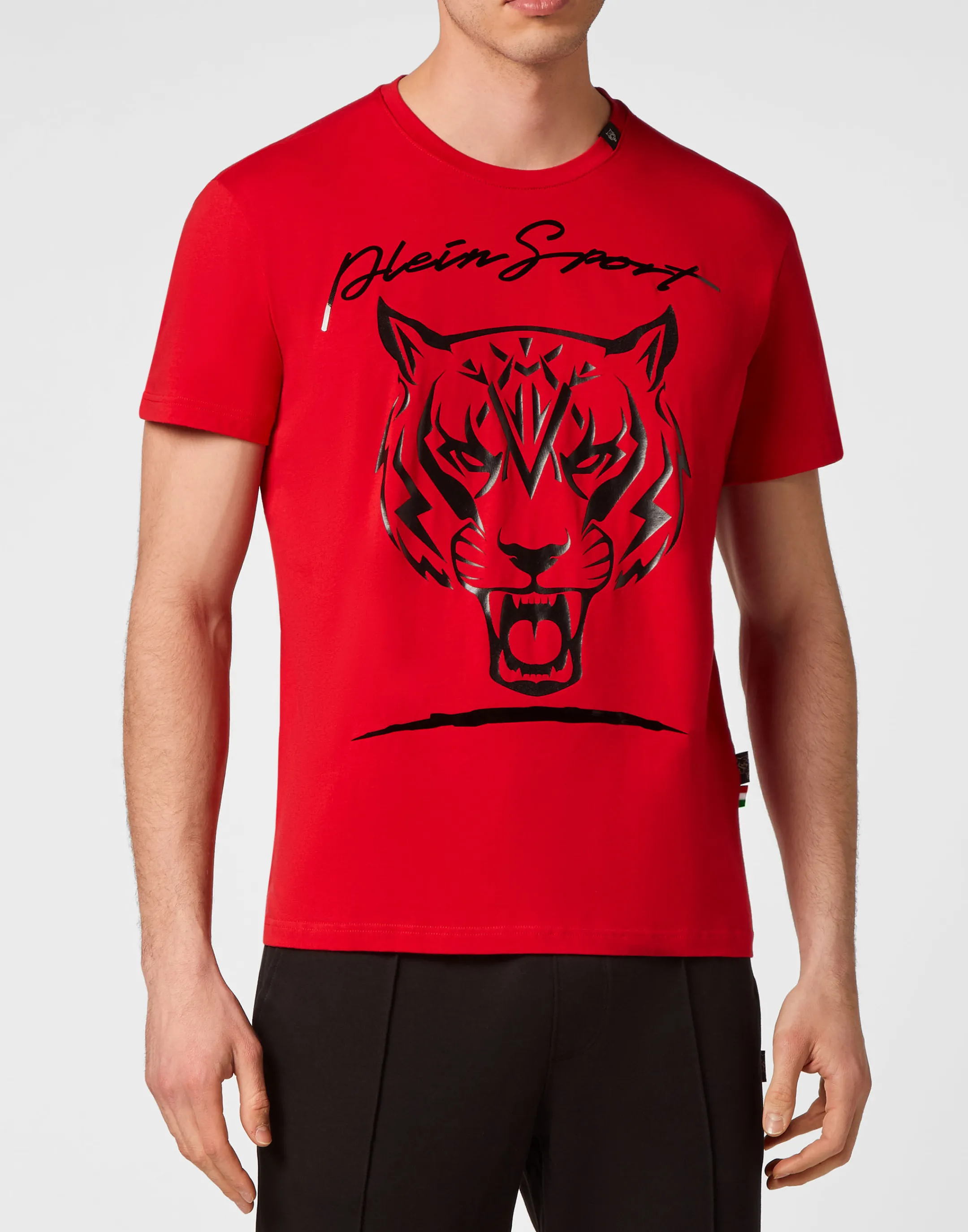 Hot Plein Sport T-Shirt Round Neck Red