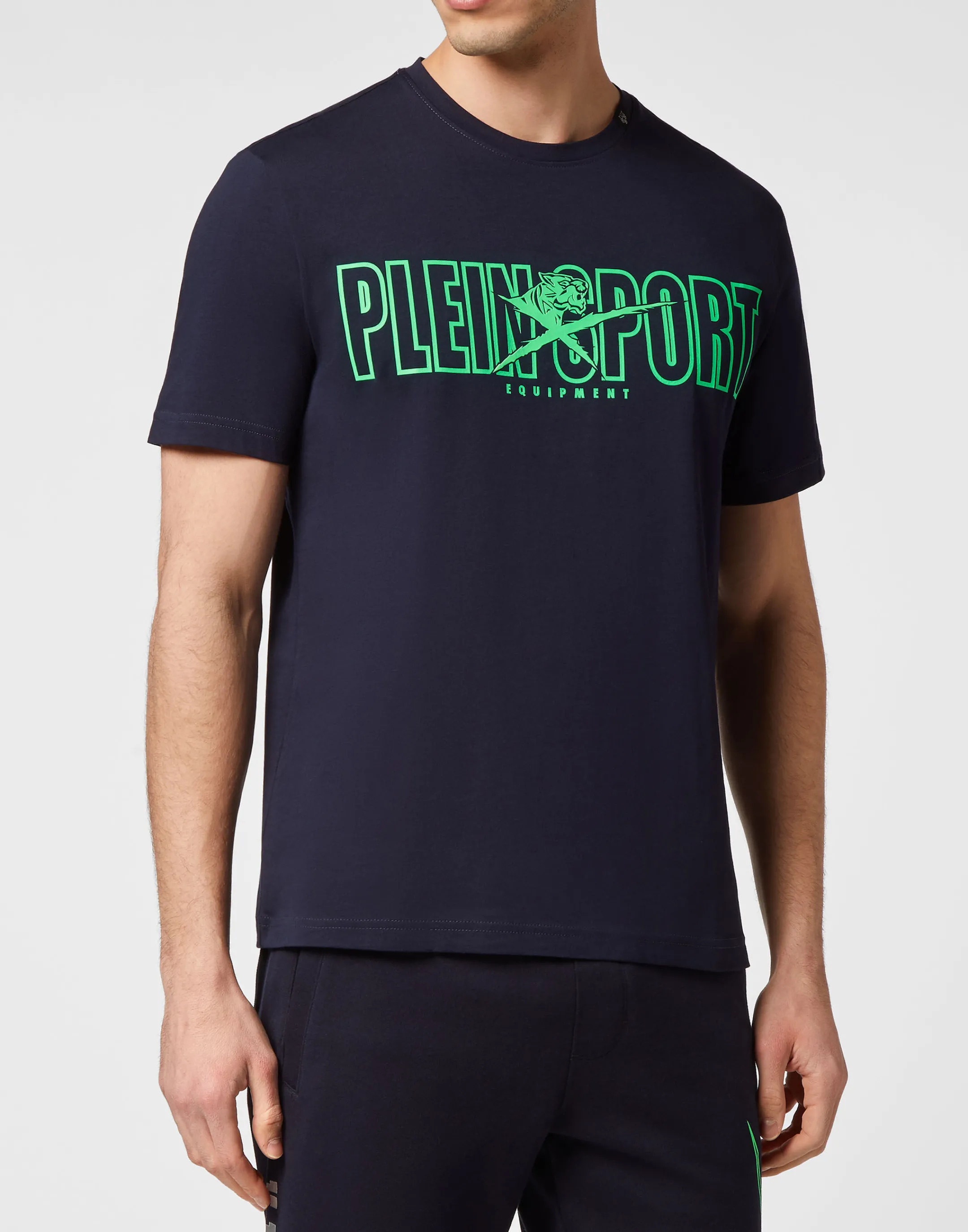 Best Plein Sport T-Shirt Round Neck Navy