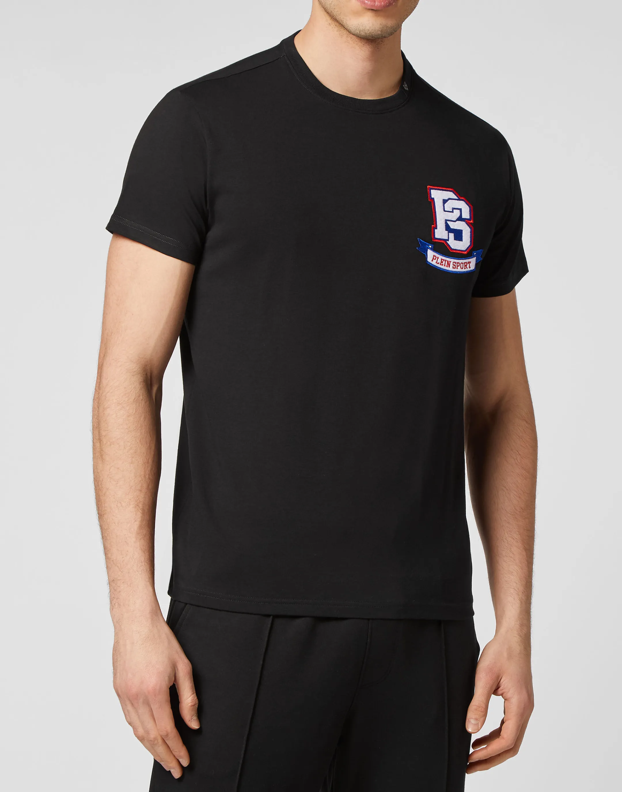 Hot Plein Sport T-Shirt Round Neck Black