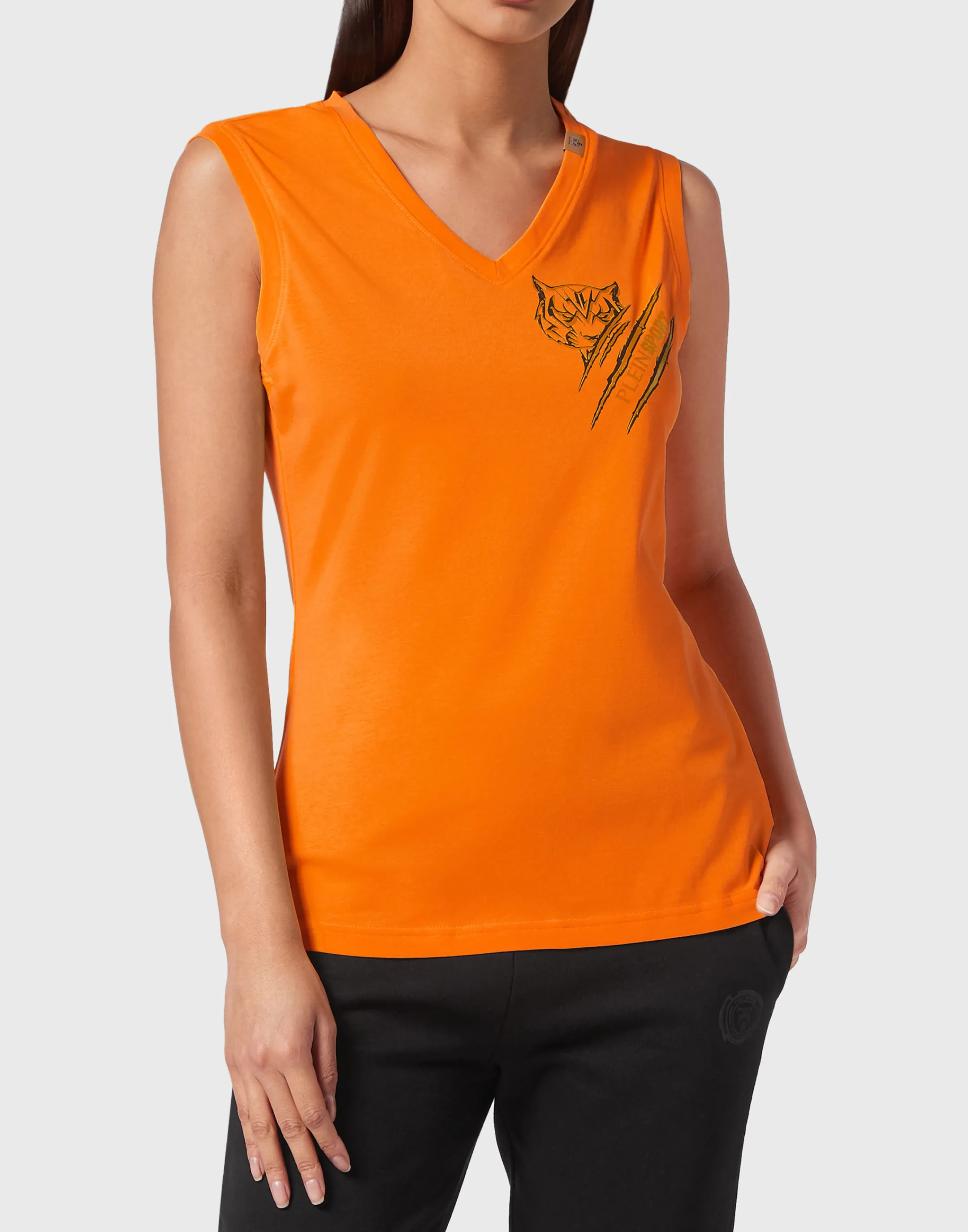 Best Plein Sport T-Shirt Round Neck Orange