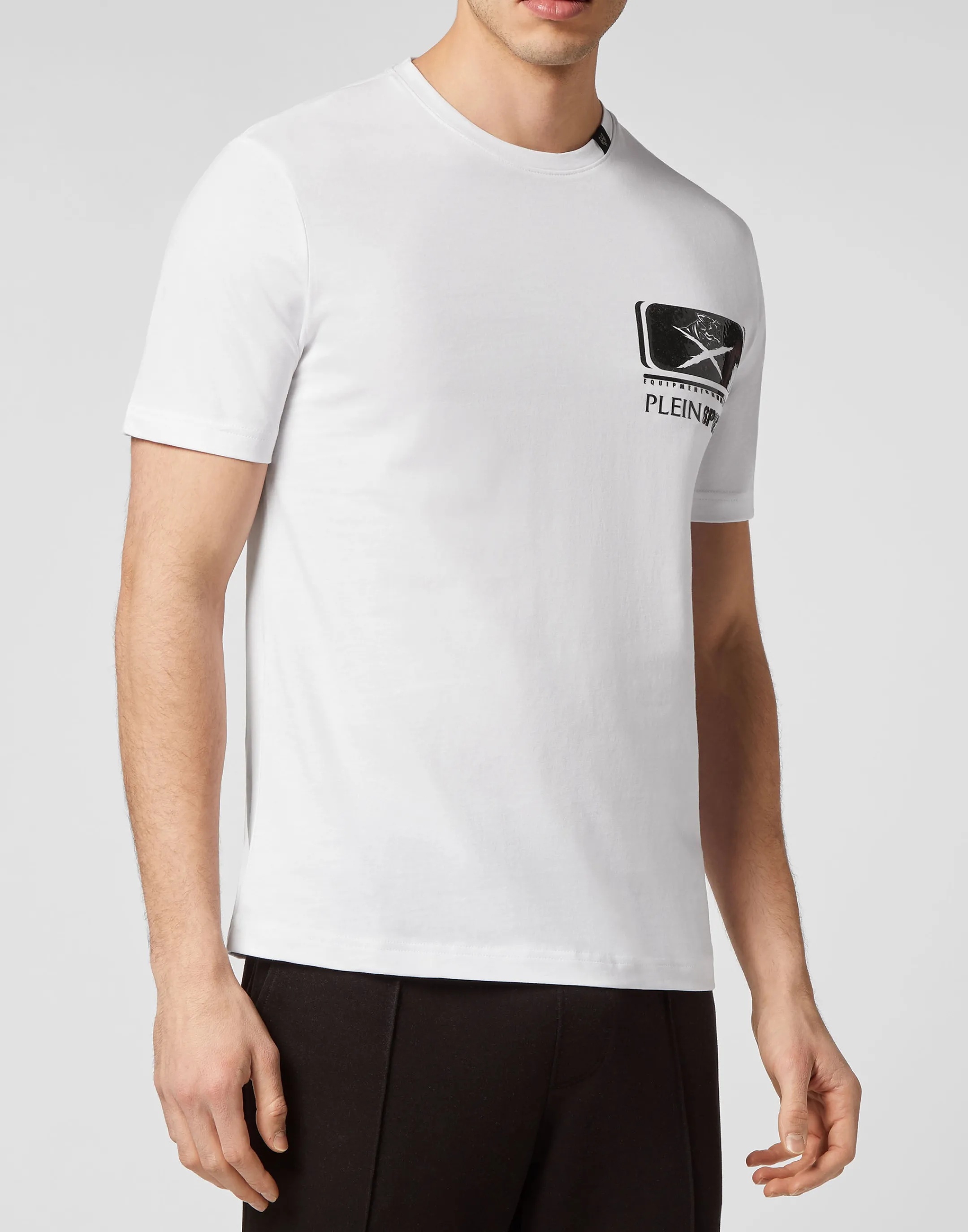 Discount Plein Sport T-Shirt Round Neck White