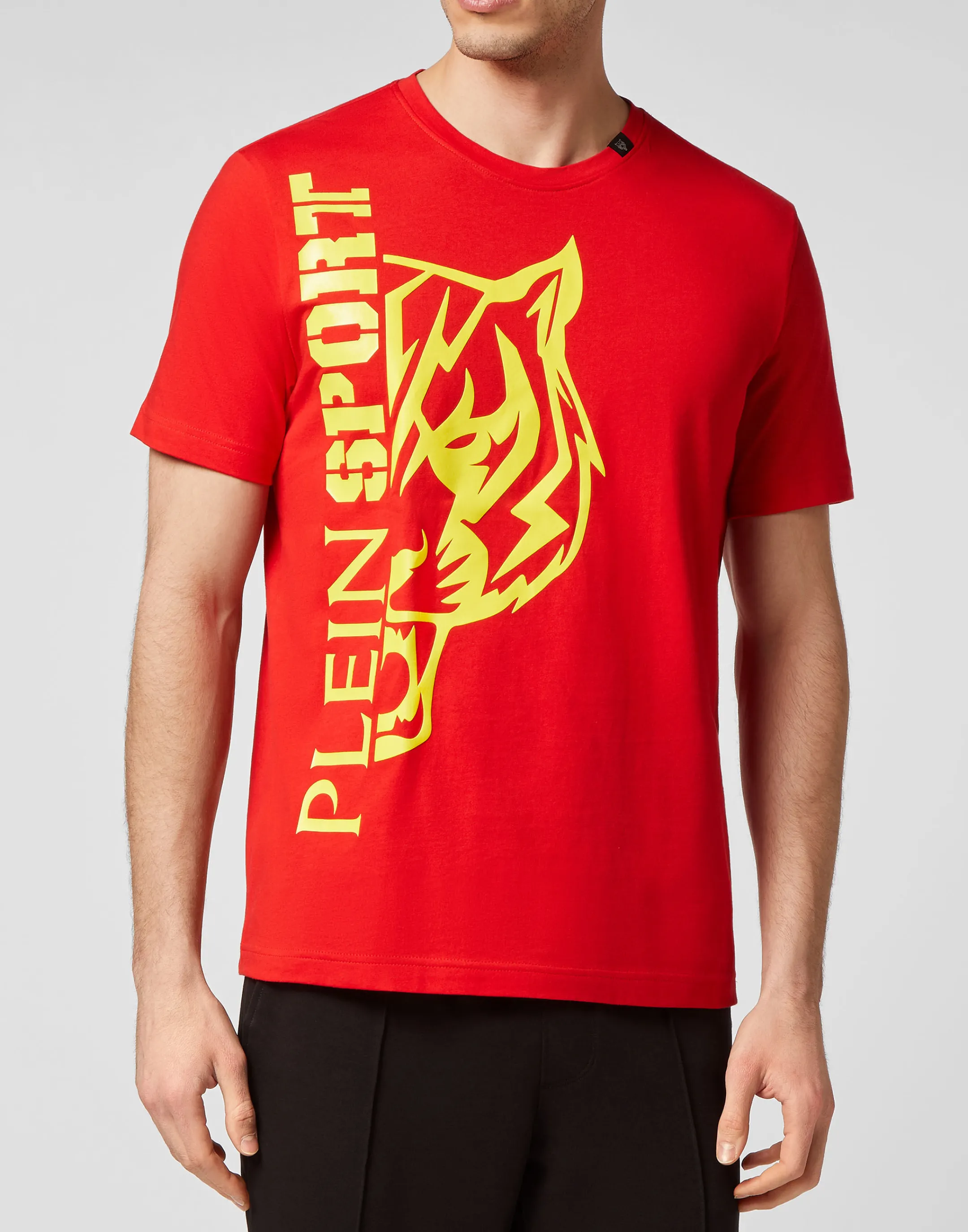 Sale Plein Sport T-Shirt Round Neck Red