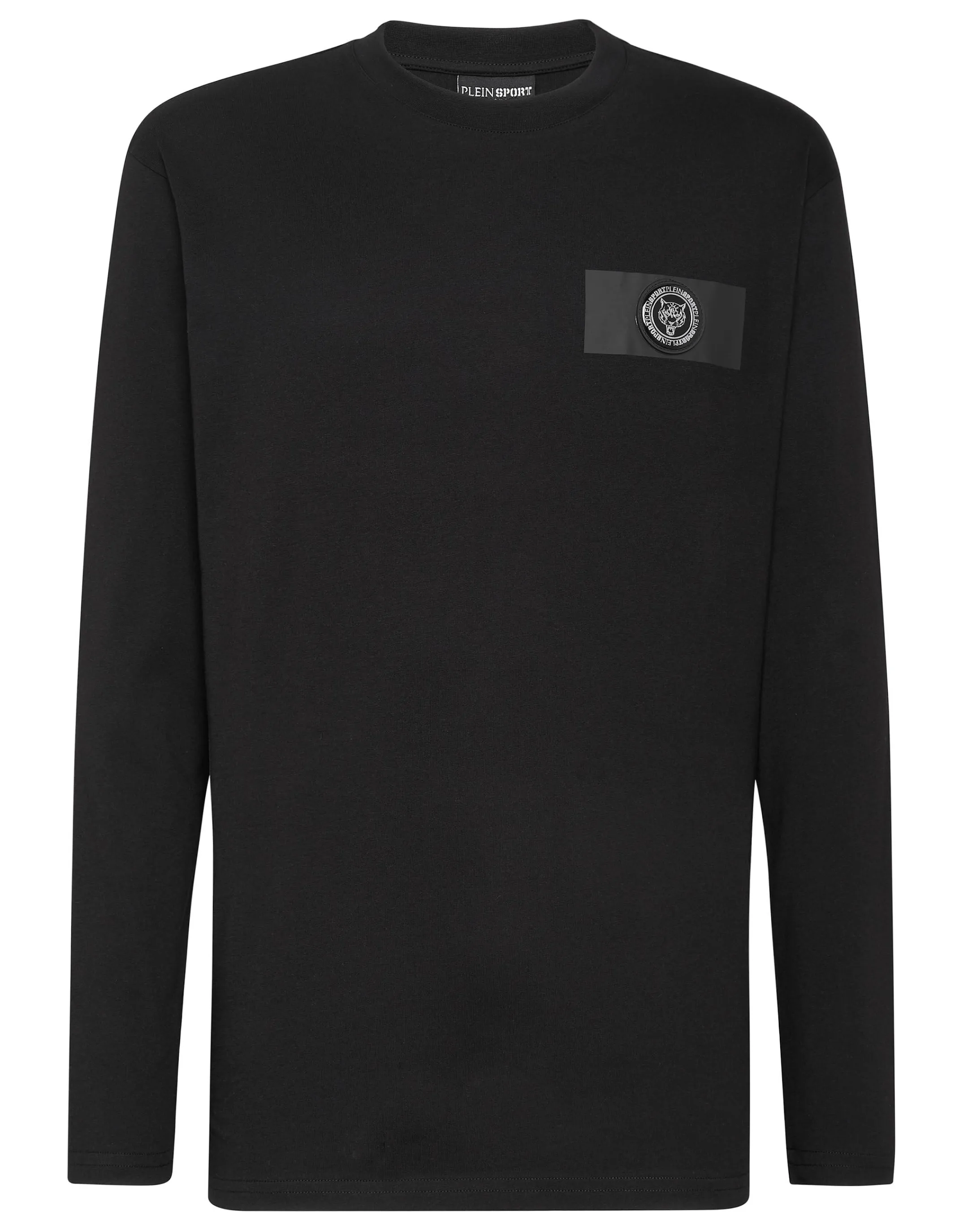 Cheap Plein Sport T-Shirt Round Neck Ls Black / Black