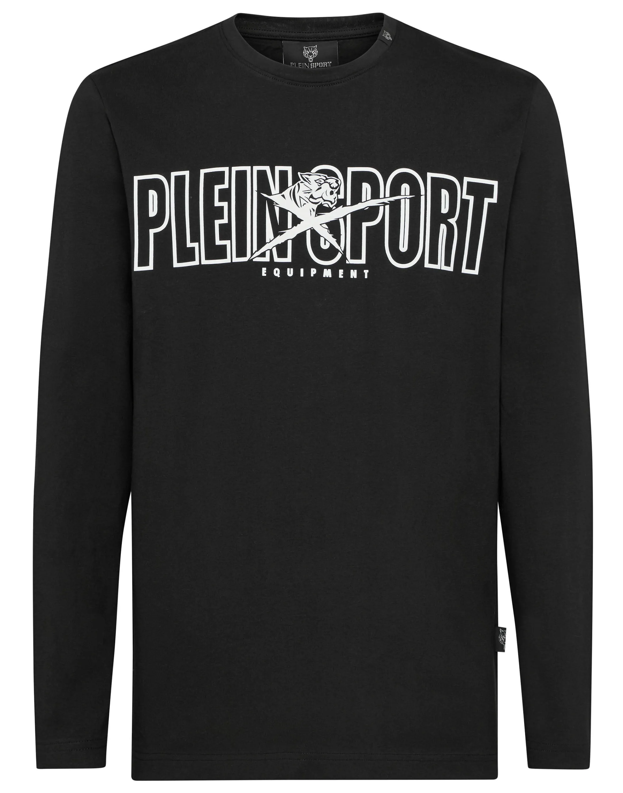 Best Plein Sport T-Shirt Round Neck Ls Black / White