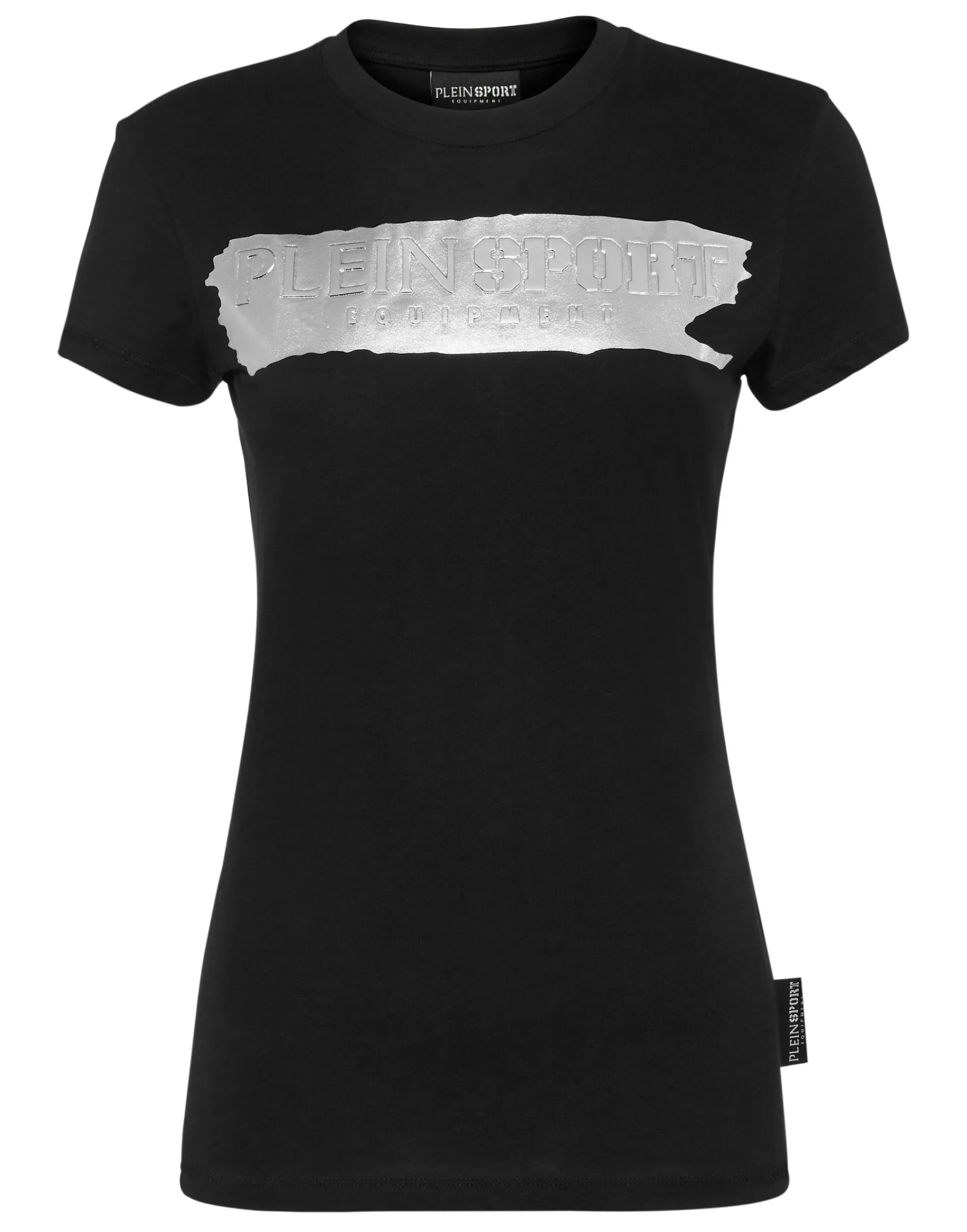 Best Plein Sport T-Shirt Round Neck Sexy Pure Fit Black