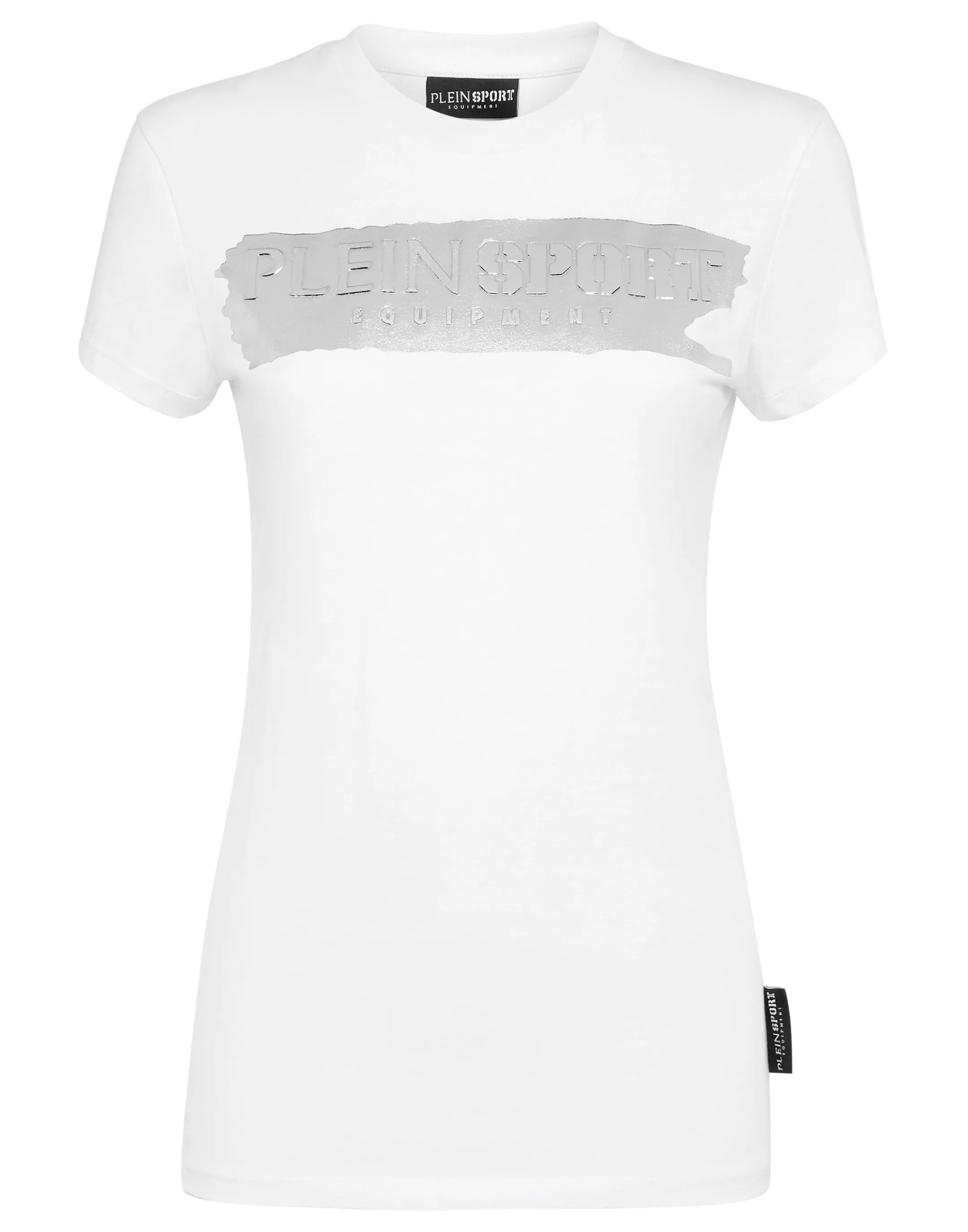 Flash Sale Plein Sport T-Shirt Round Neck Sexy Pure Fit White