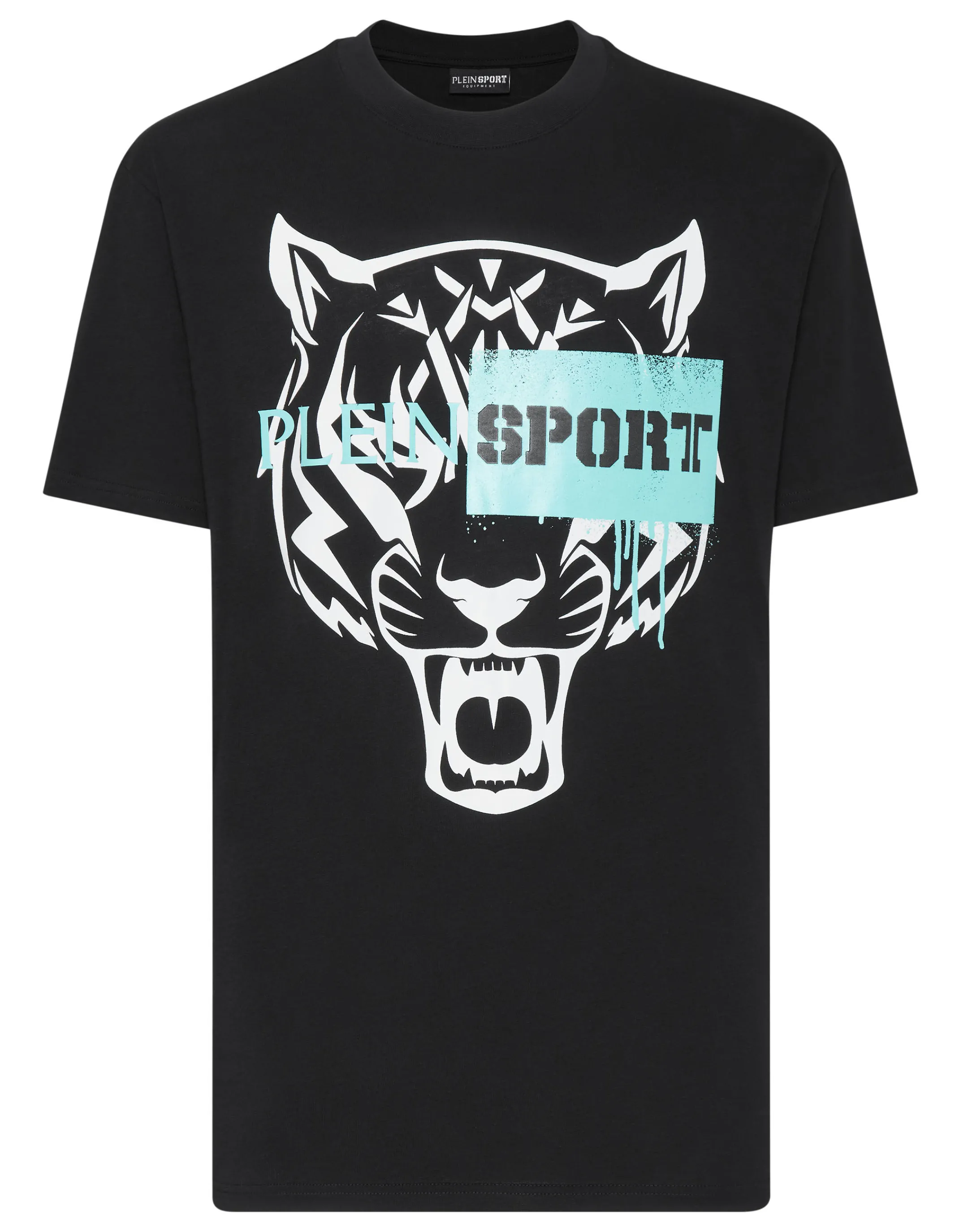 Online Plein Sport T-Shirt Round Neck Ss Black / White