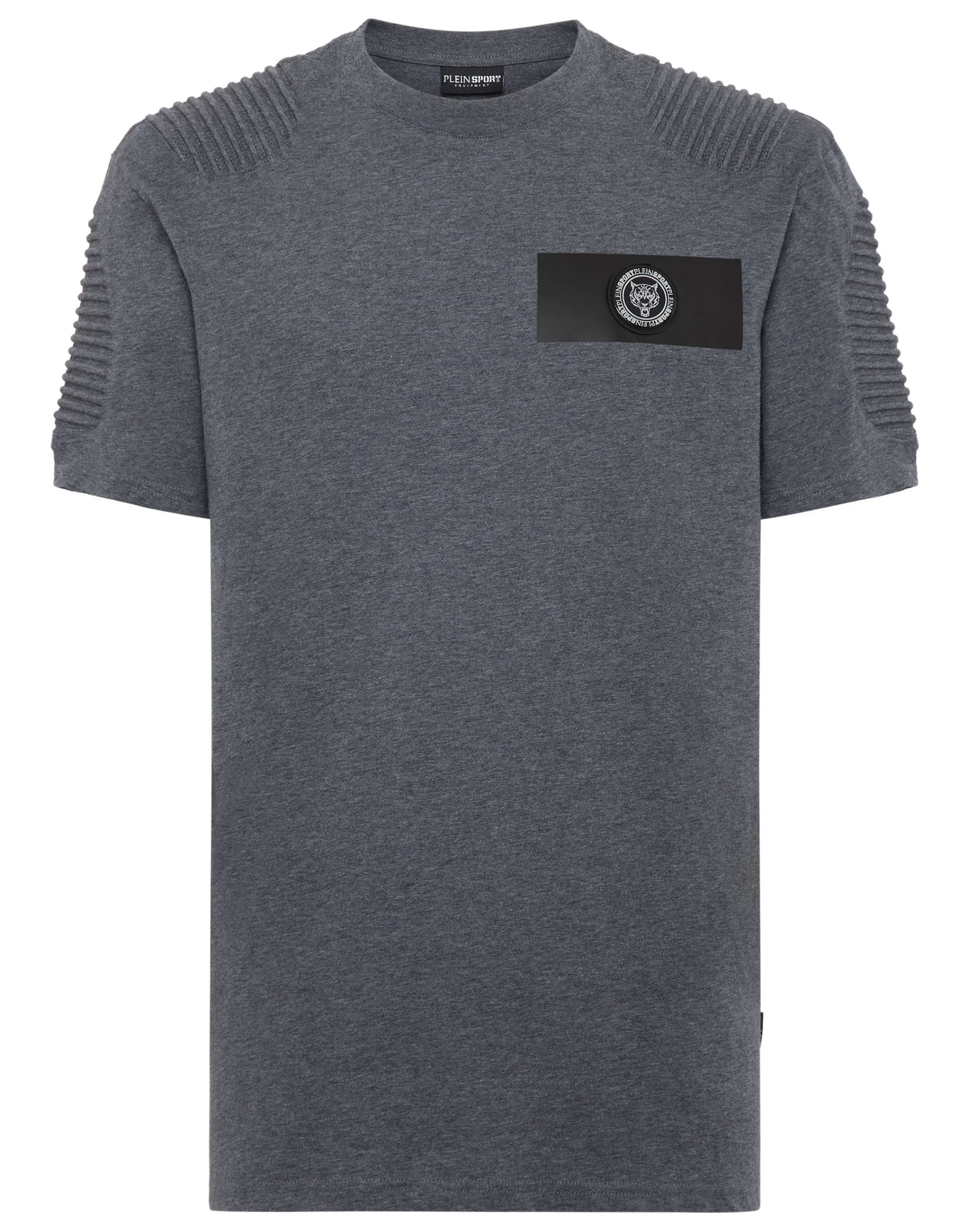 Best Sale Plein Sport T-Shirt Round Neck Ss Grey