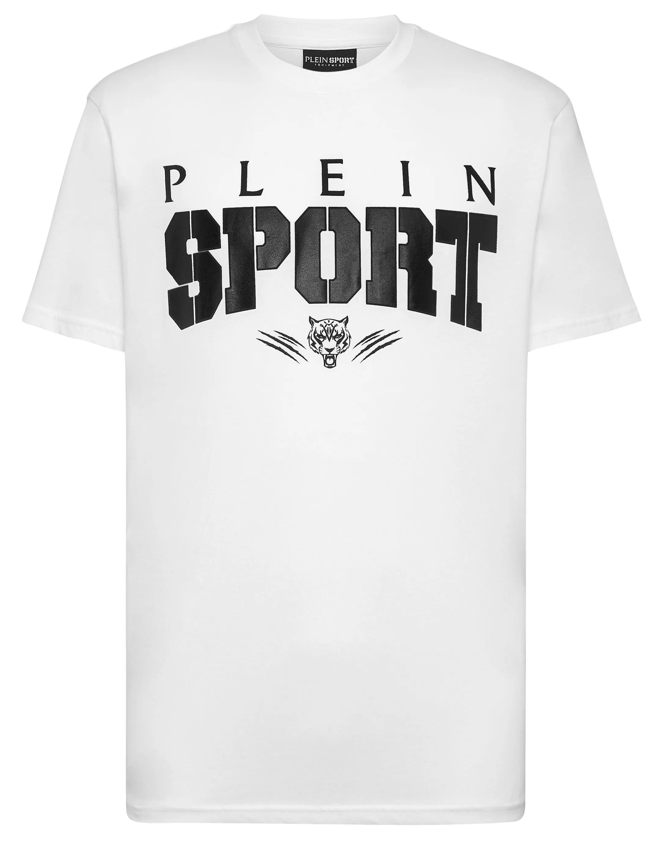 Shop Plein Sport T-Shirt Round Neck Ss White / Black