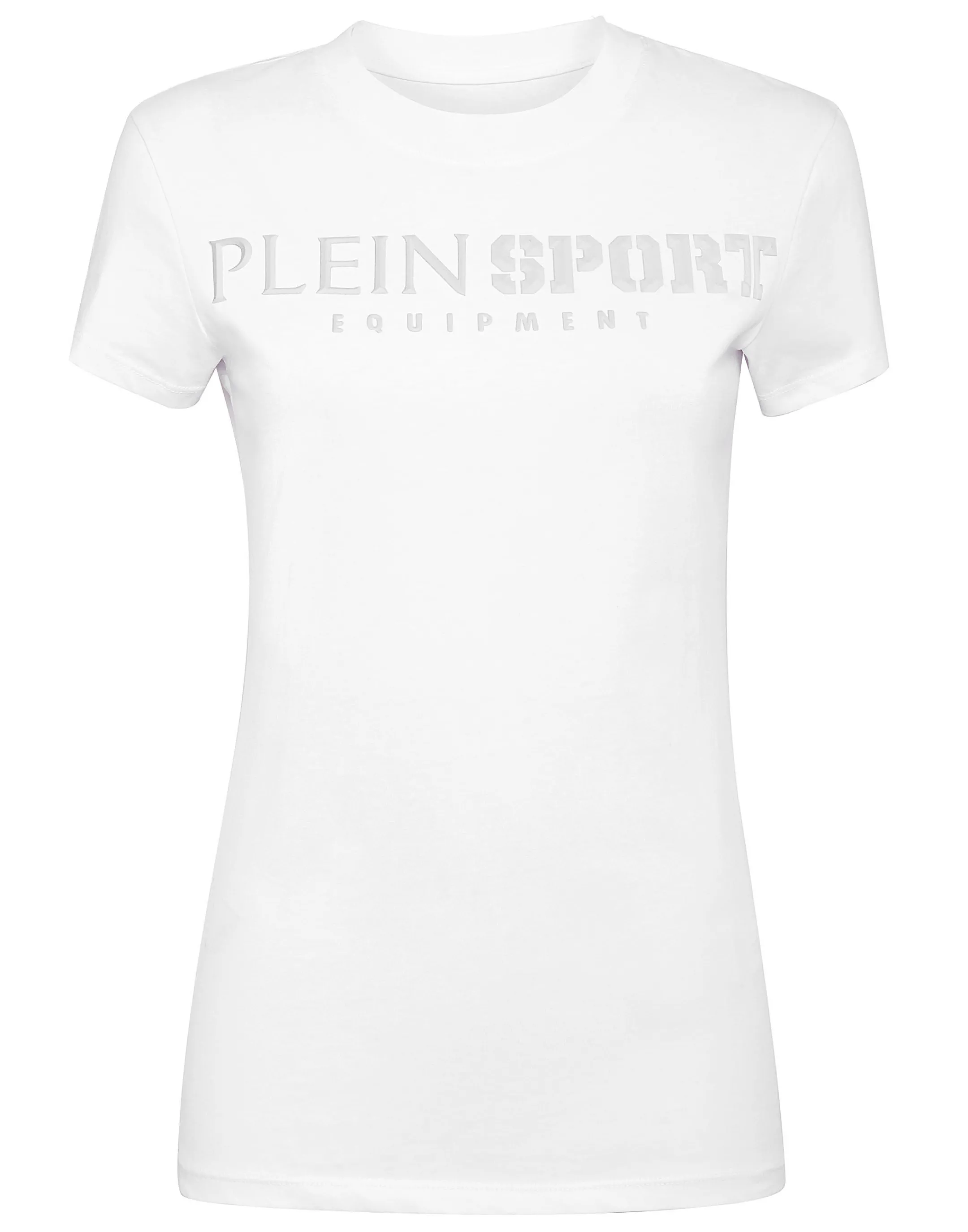 Best Sale Plein Sport T-Shirt Round Neck Ss White