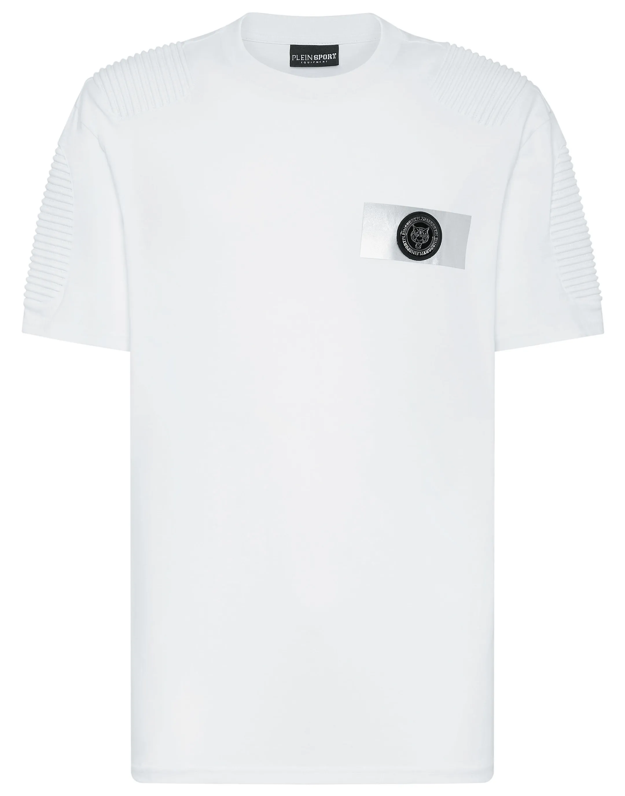 Shop Plein Sport T-Shirt Round Neck Ss White