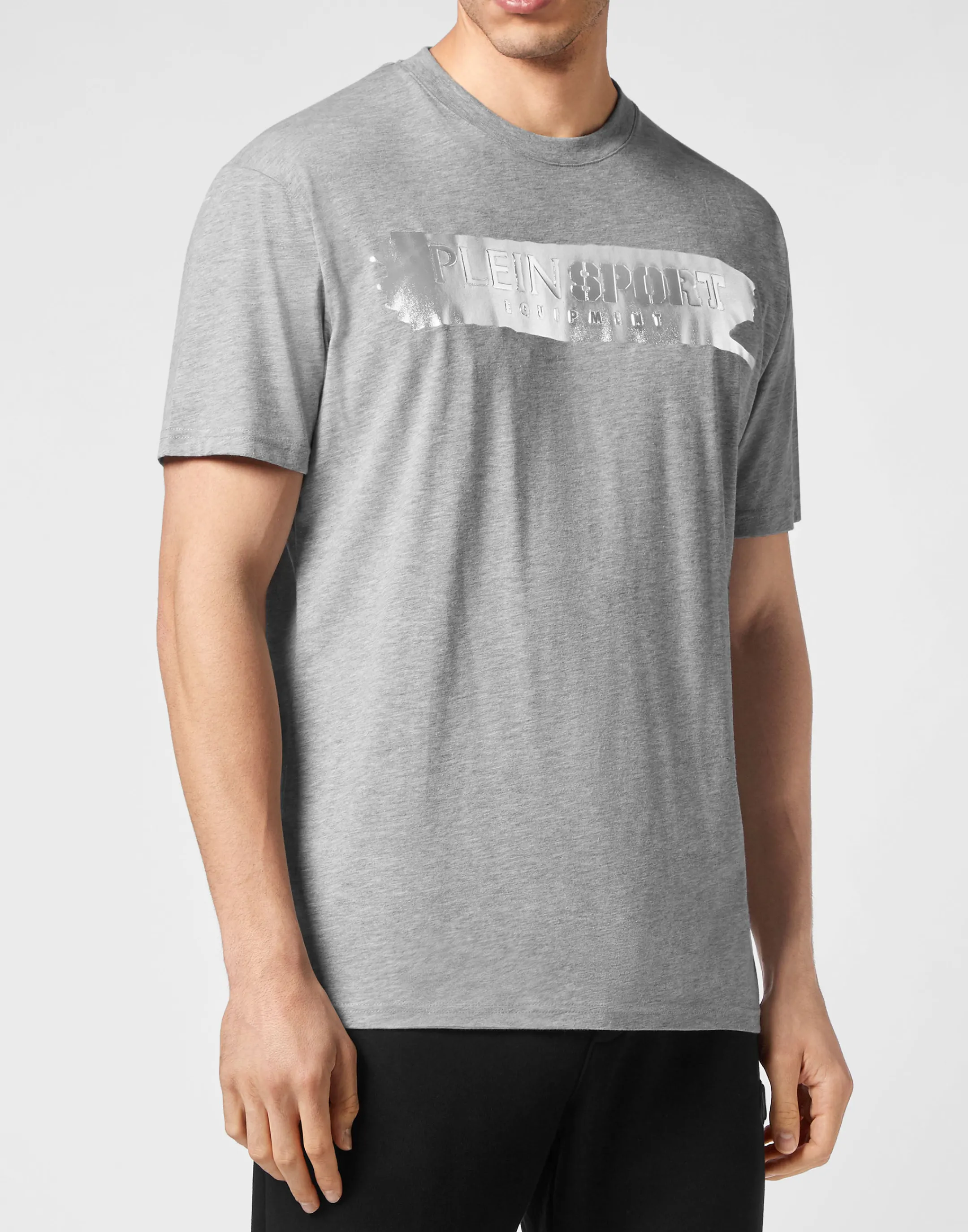 Hot Plein Sport T-Shirt Round Neck Ss Grey