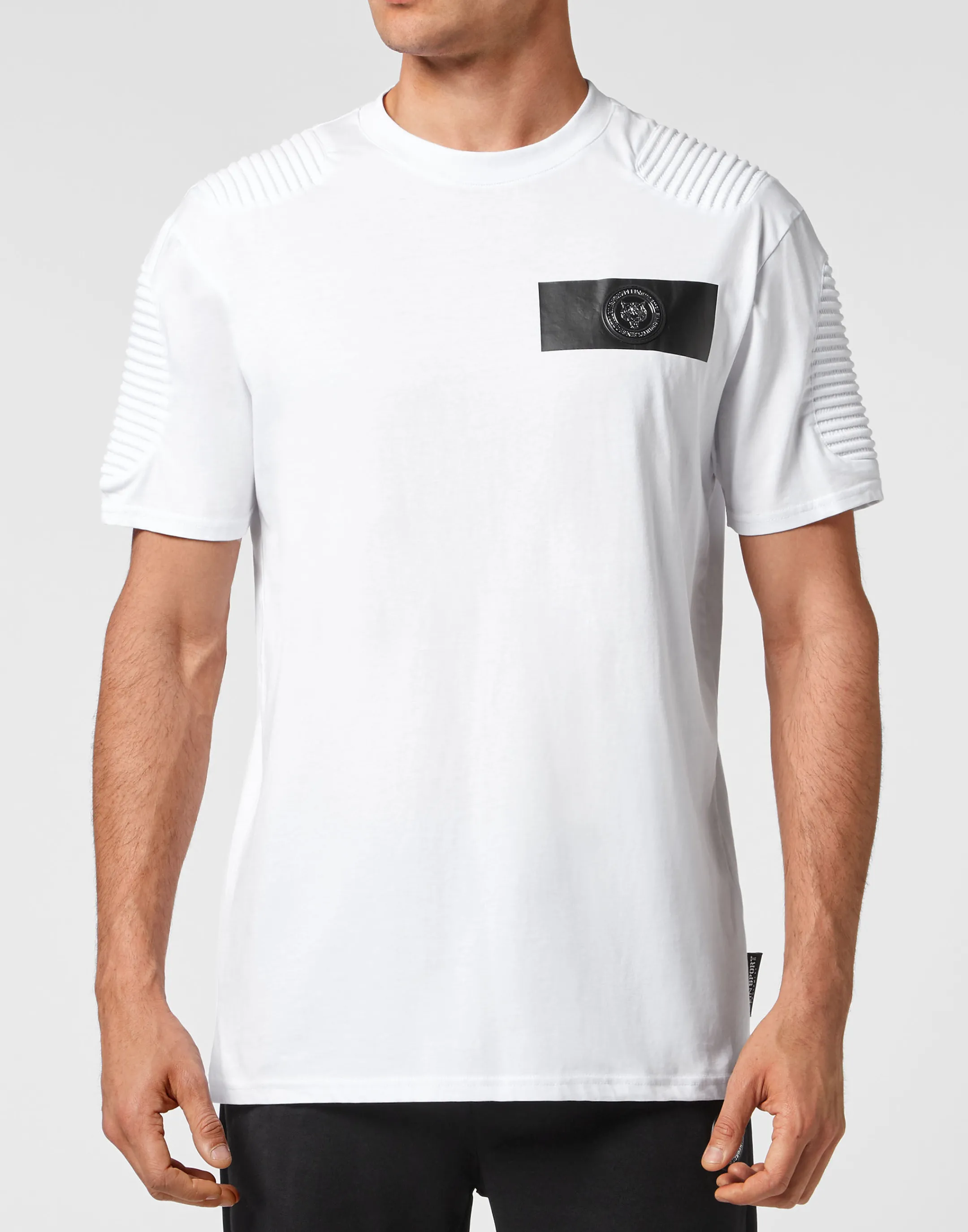 Flash Sale Plein Sport T-Shirt Round Neck Ss White