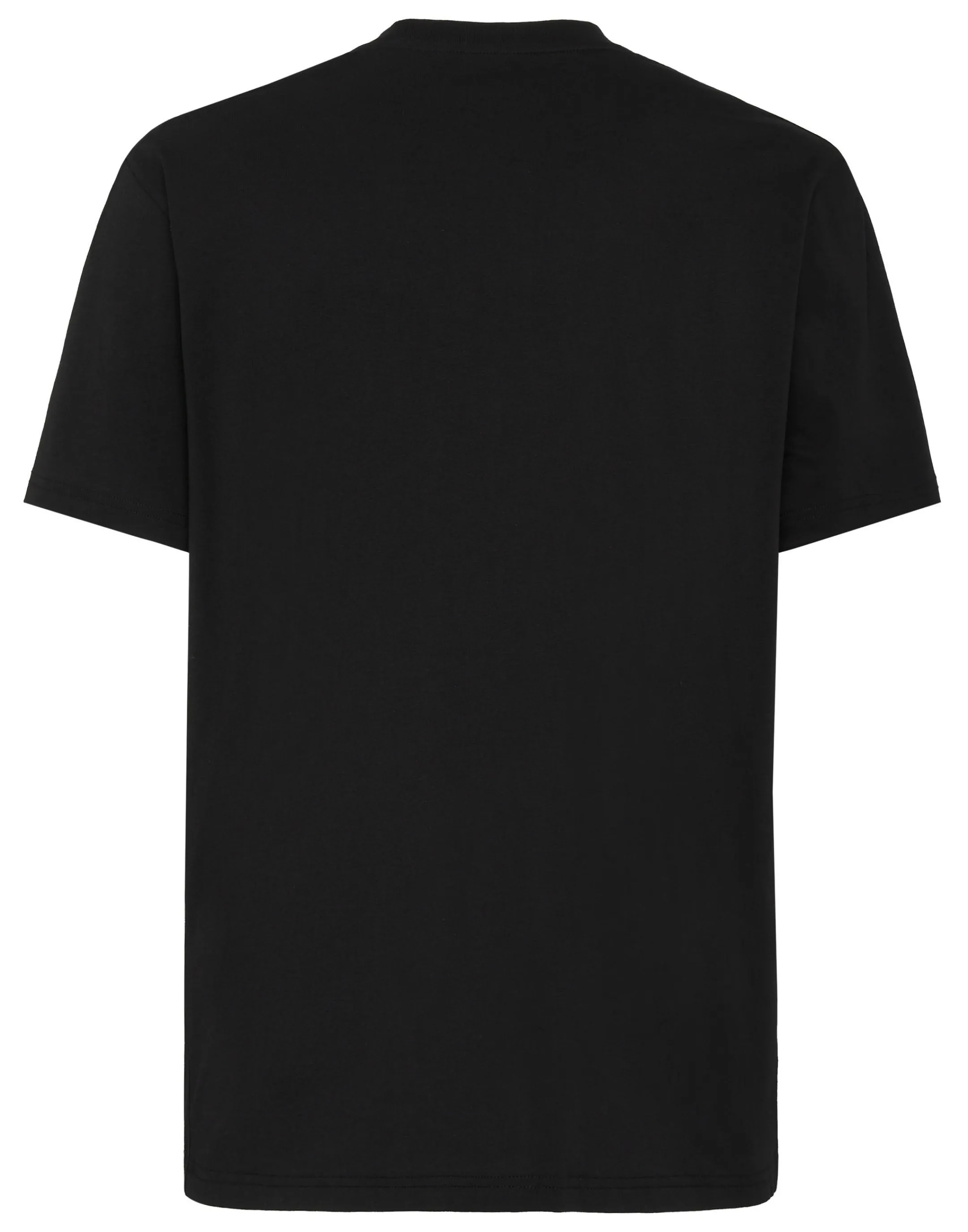 Best Sale Plein Sport T-Shirt Round Neck Ss Scratch Black / White