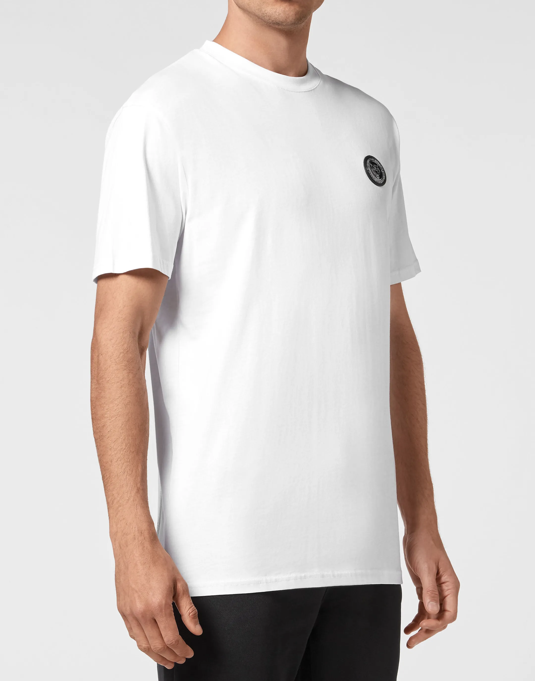 Online Plein Sport T-Shirt Round Neck Ss Statement White