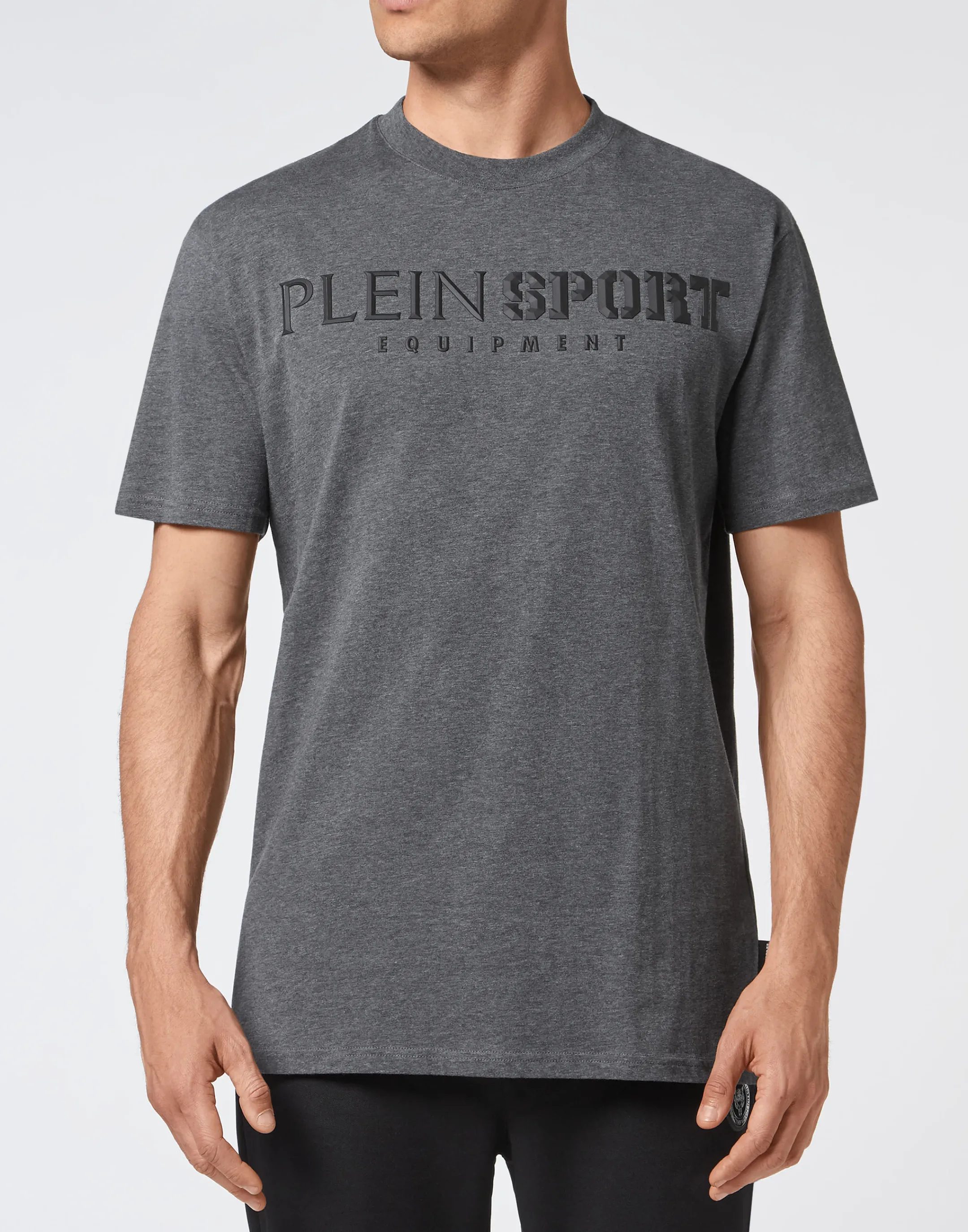 Cheap Plein Sport T-Shirt Round Neck Ss Statement Grey