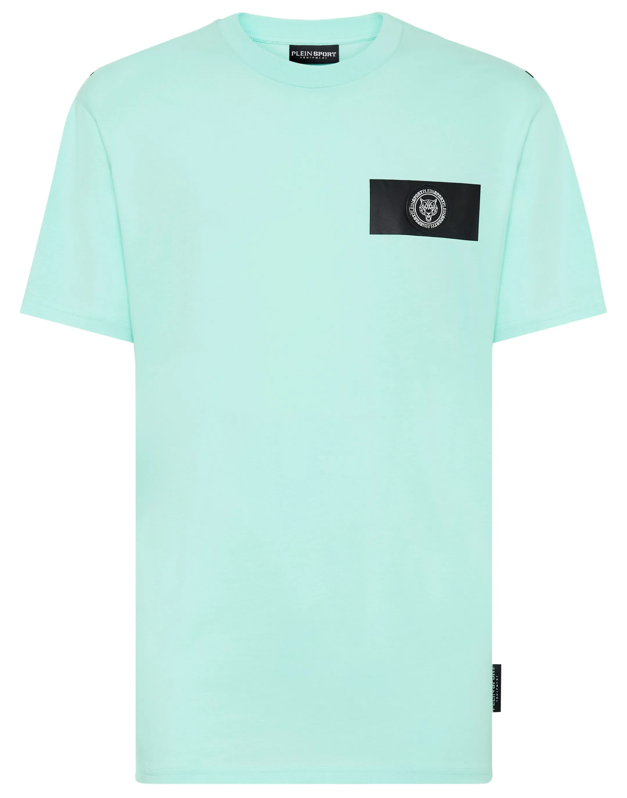 Cheap Plein Sport T-Shirt Round Neck Ss Tiger Mint Green