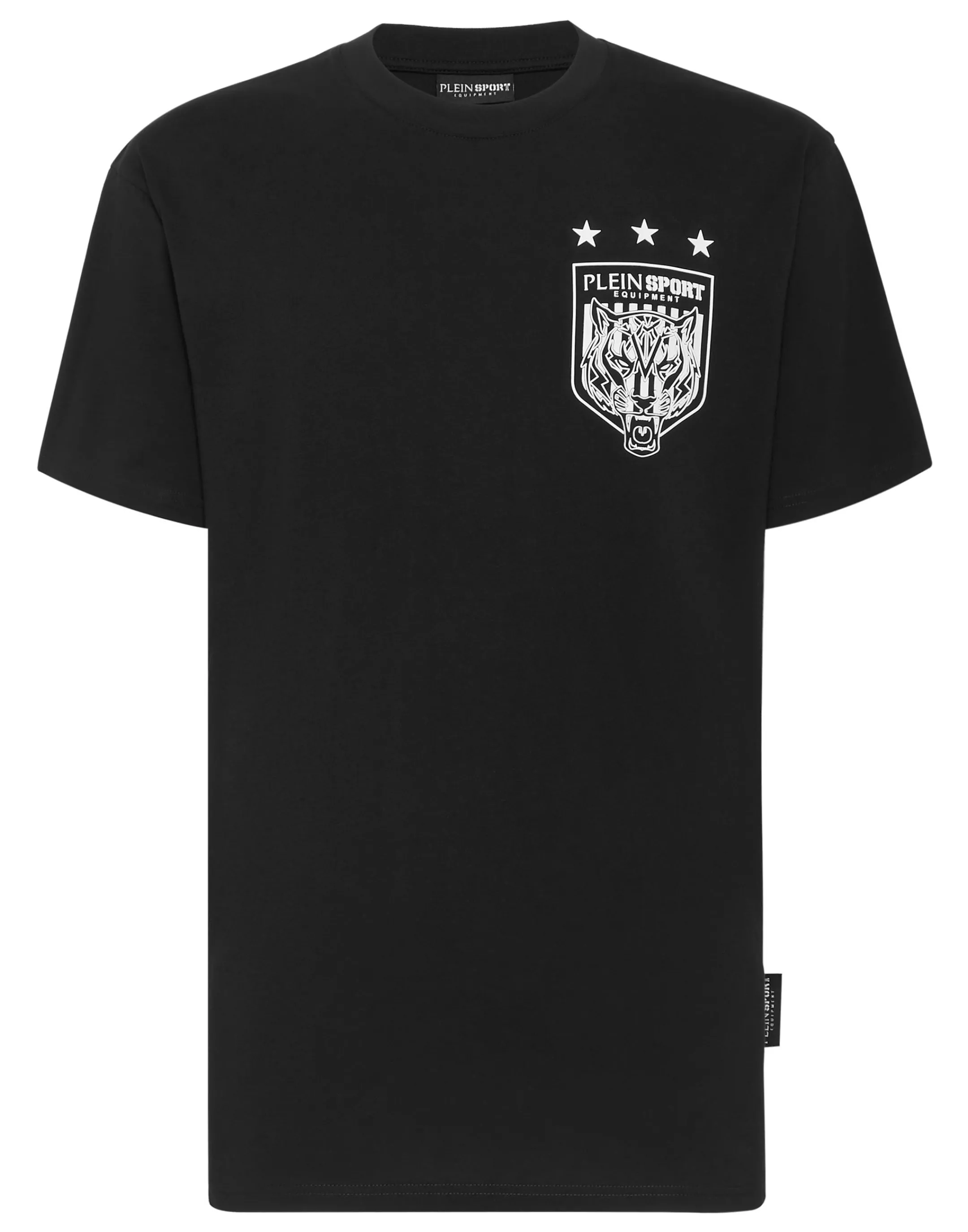 Store Plein Sport T-Shirt Round Neck Ss Tiger Crest Edition Black