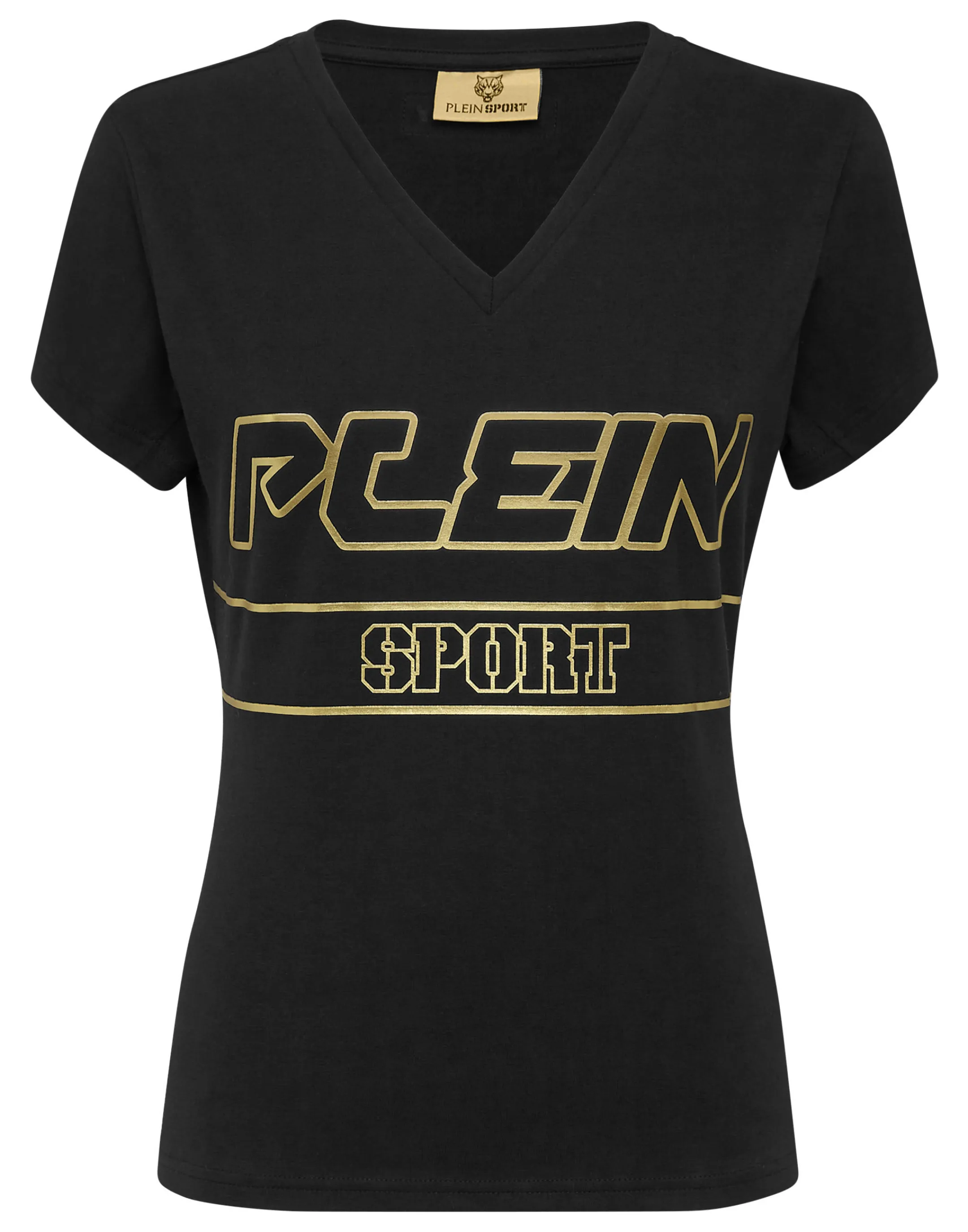 Best Plein Sport T-Shirt V-Neck Black