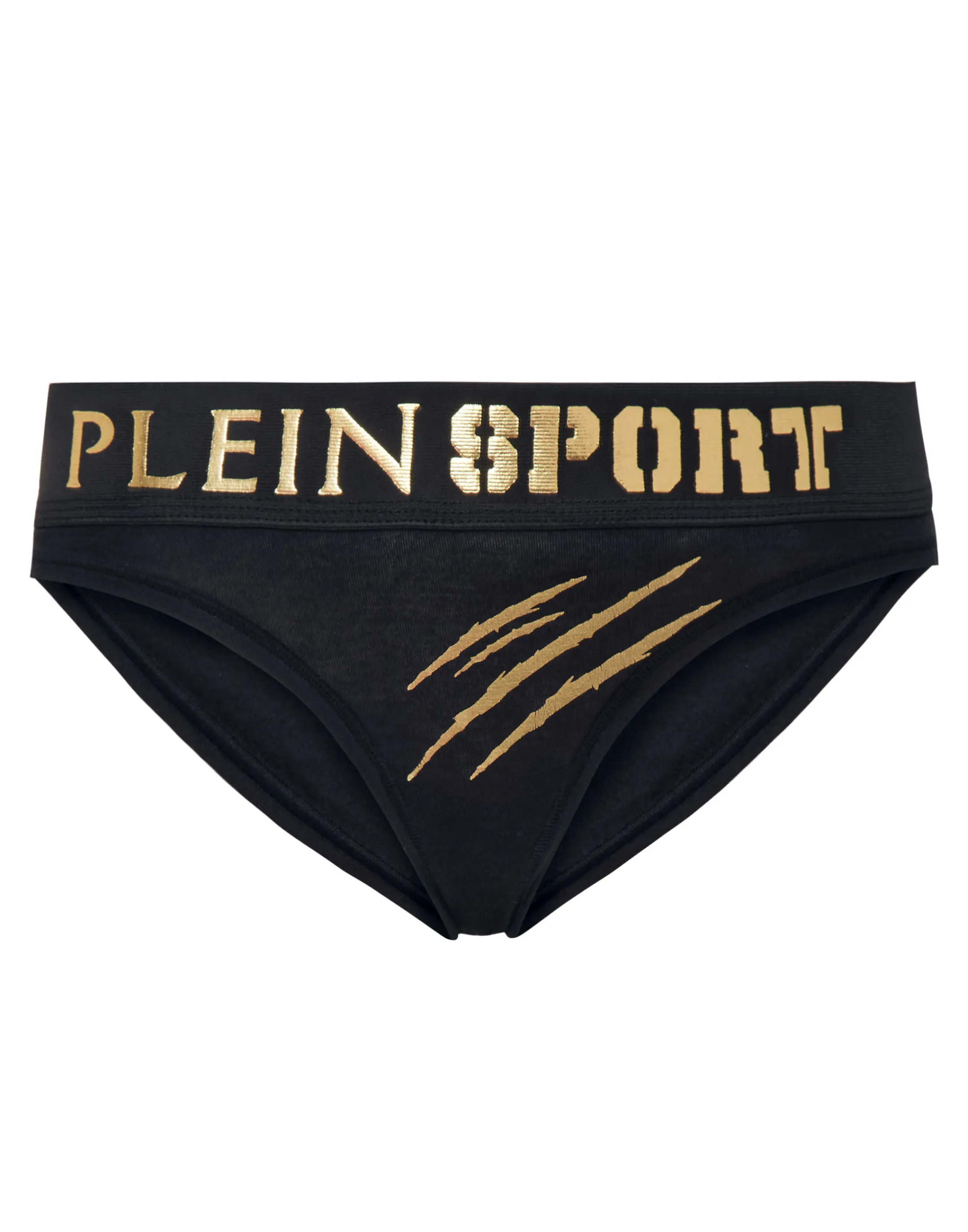 New Plein Sport Underwear Slip Statement Black