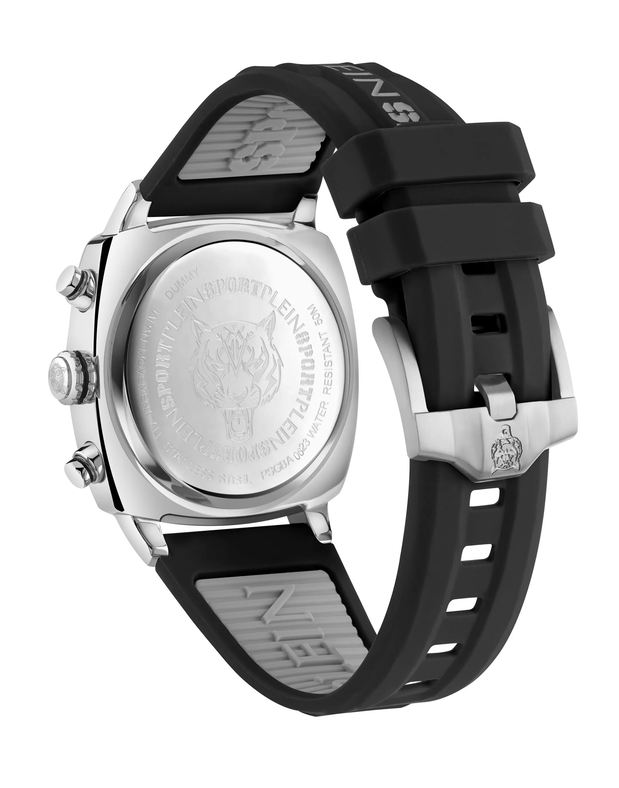 Shop Plein Sport Wildcat Chrono Watch Black/Silver